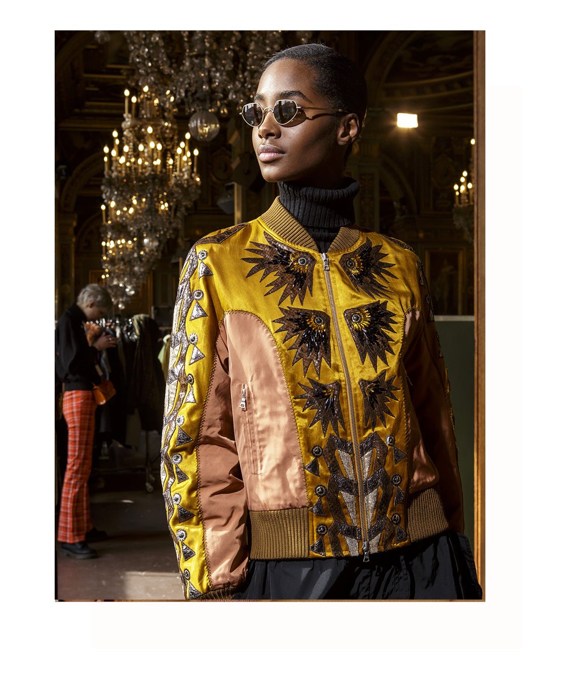Linda Farrow on the Runway - LINDA FARROW