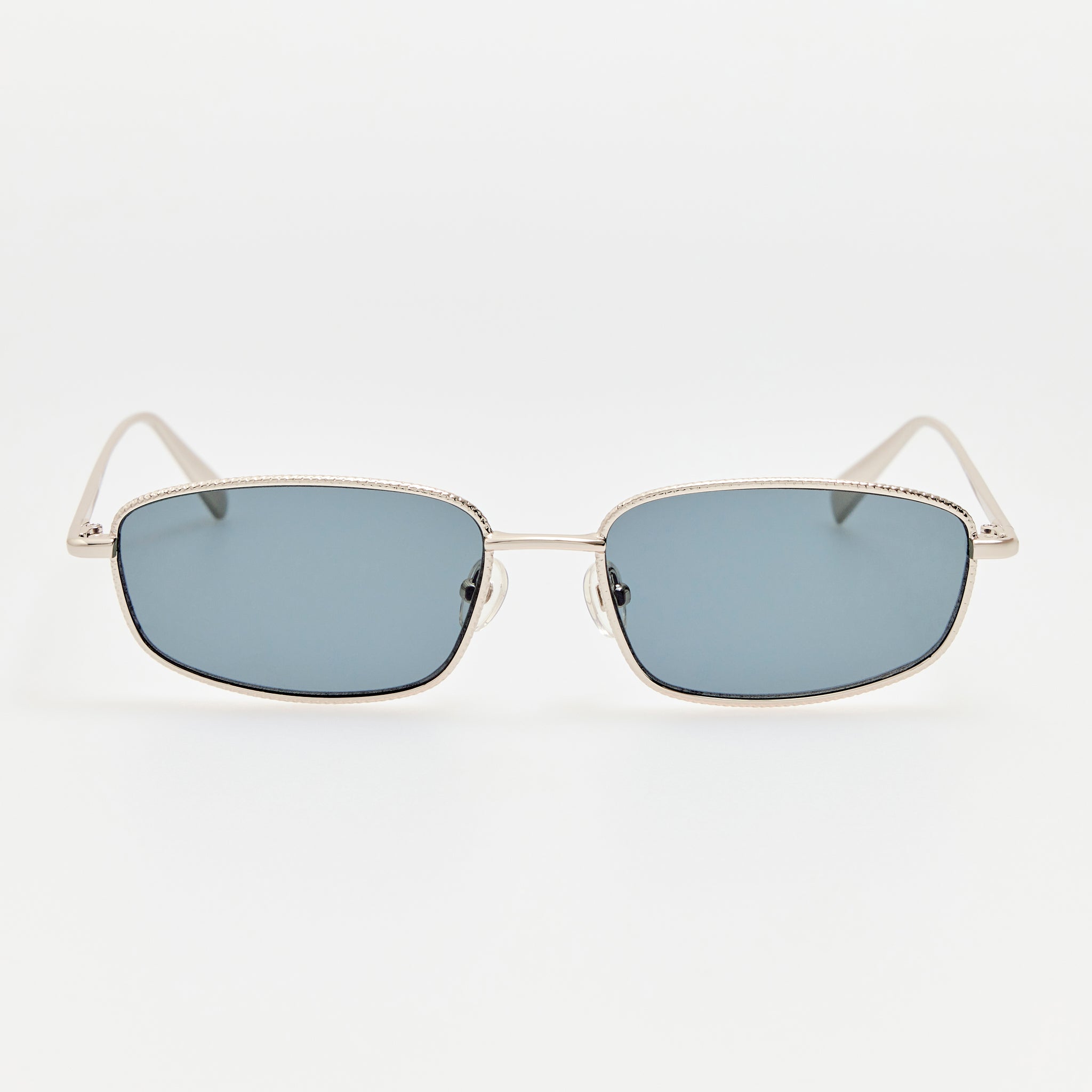 Palma Sunglasses in Silver and Blue