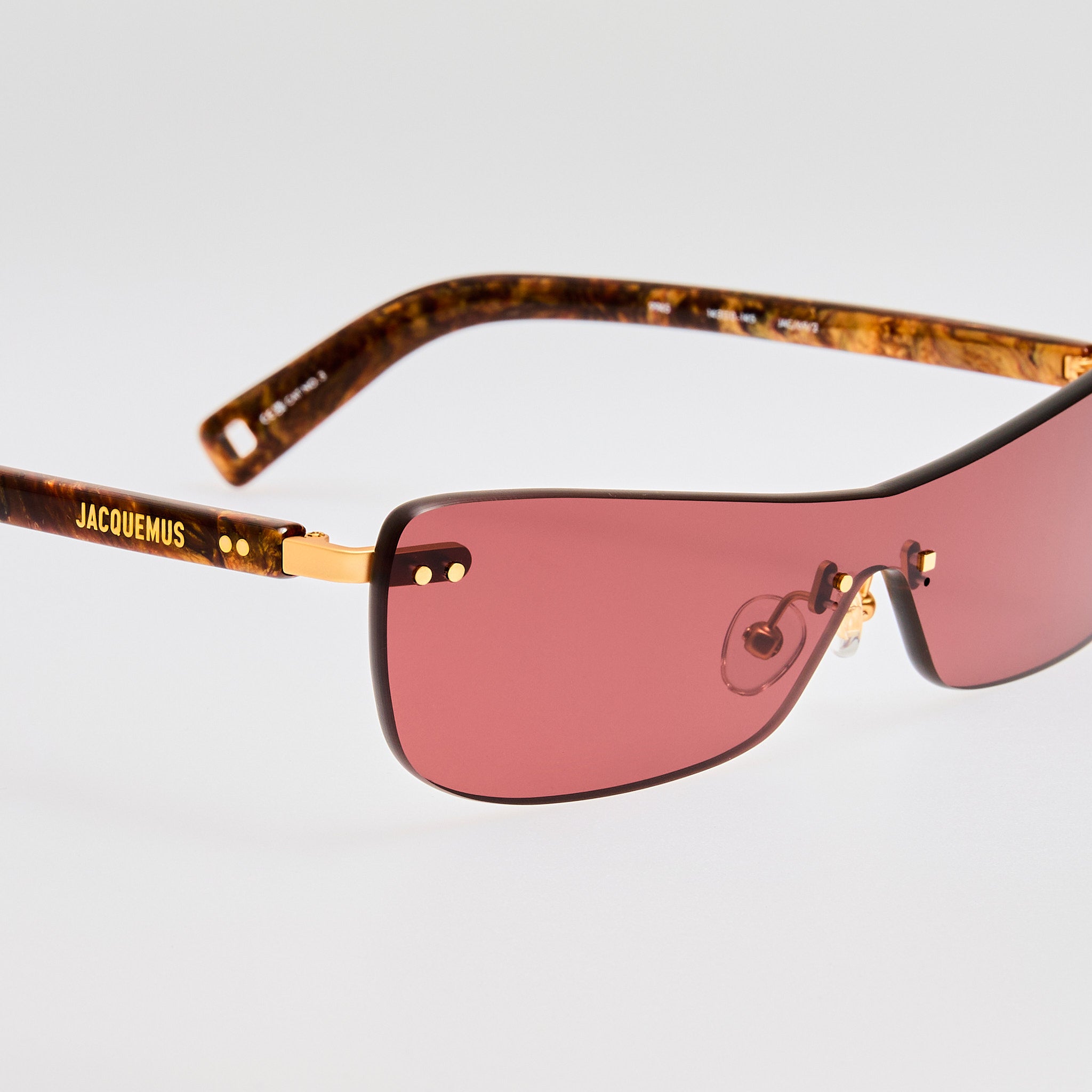 Mirada Cat Eye Sunglasses in Wood Effect