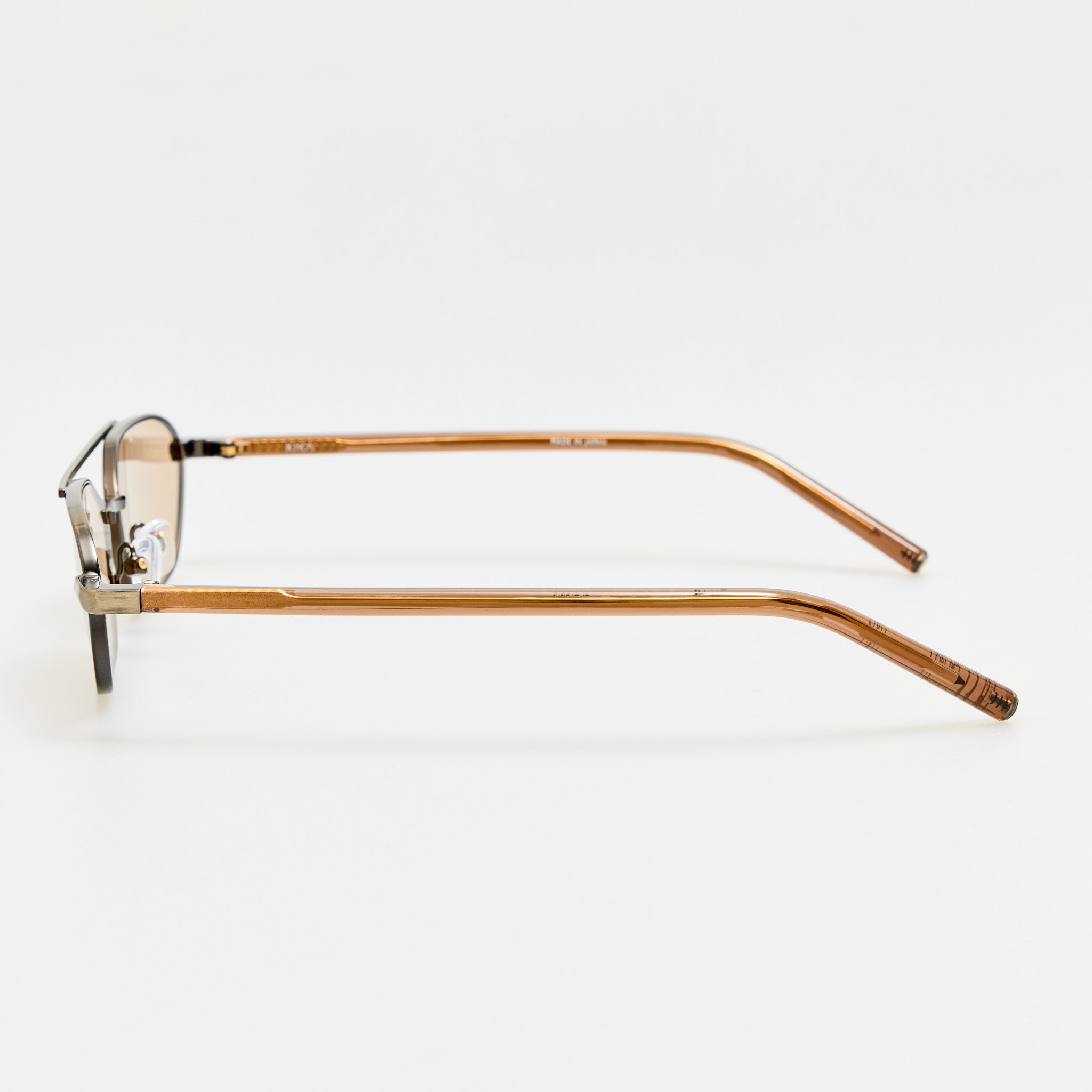Kika Gloria Sunglasses in Antique Gold and Slate