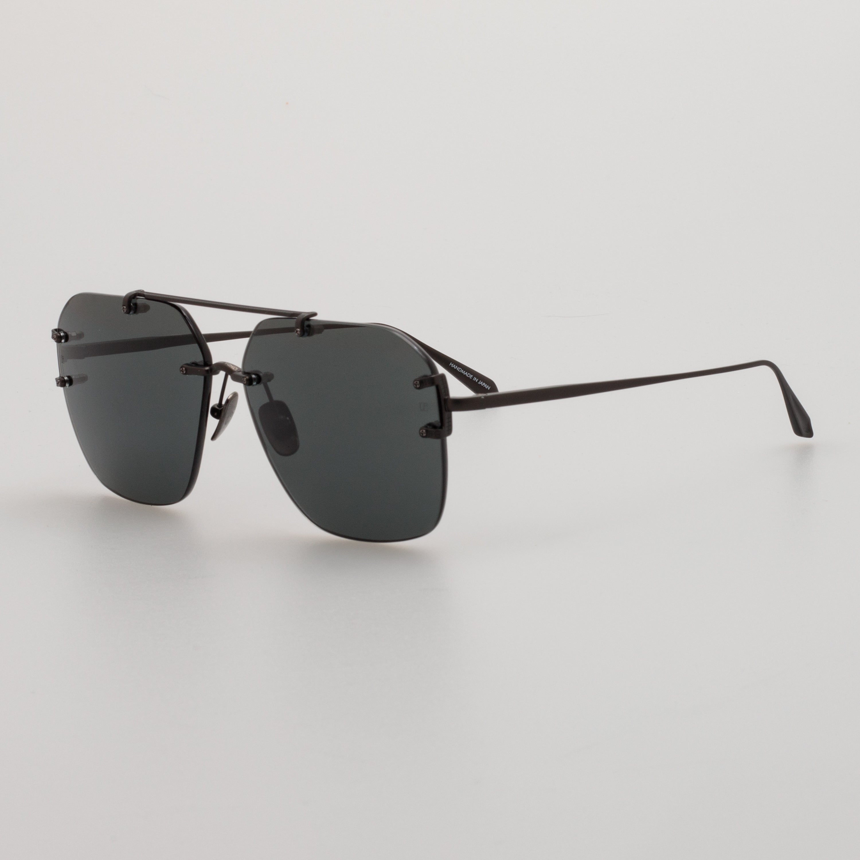 Reyner Sunglasses in Matt Black Nickel