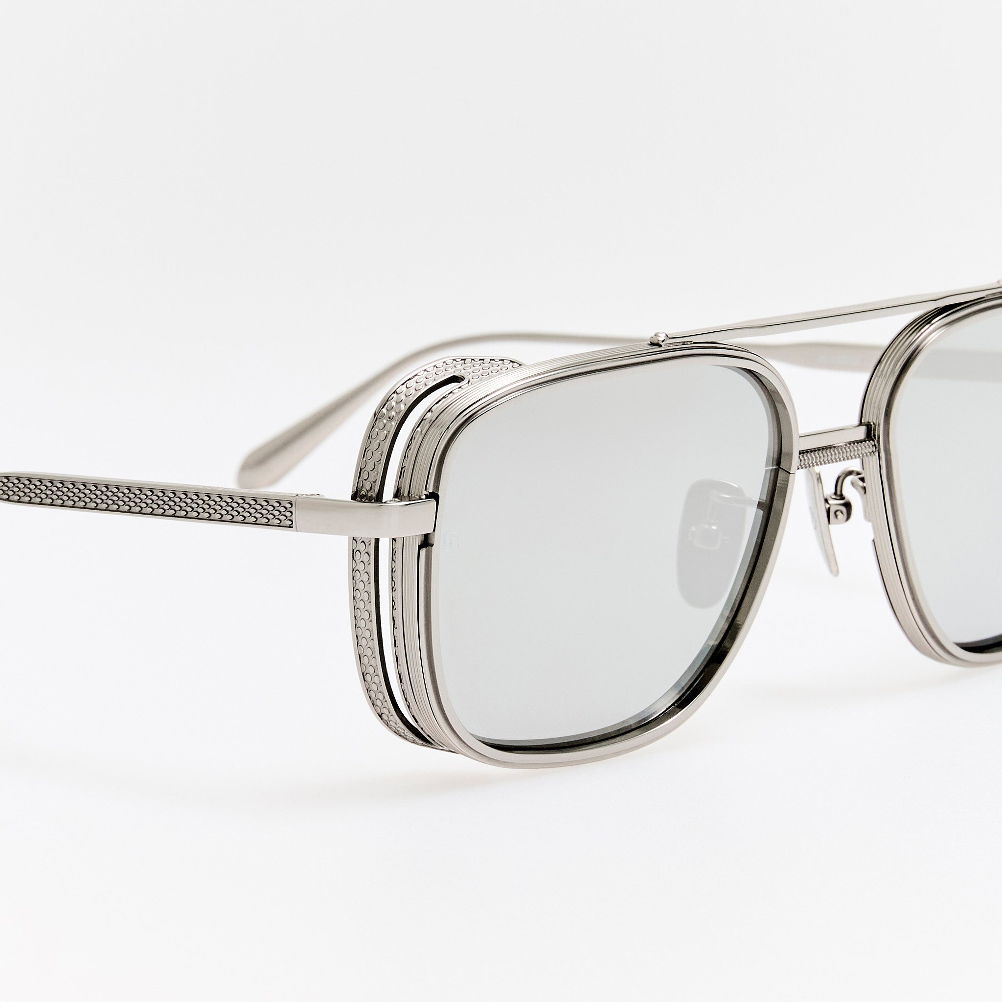 Boyd Explorer Sunglasses in 22K White Gold and Platinum