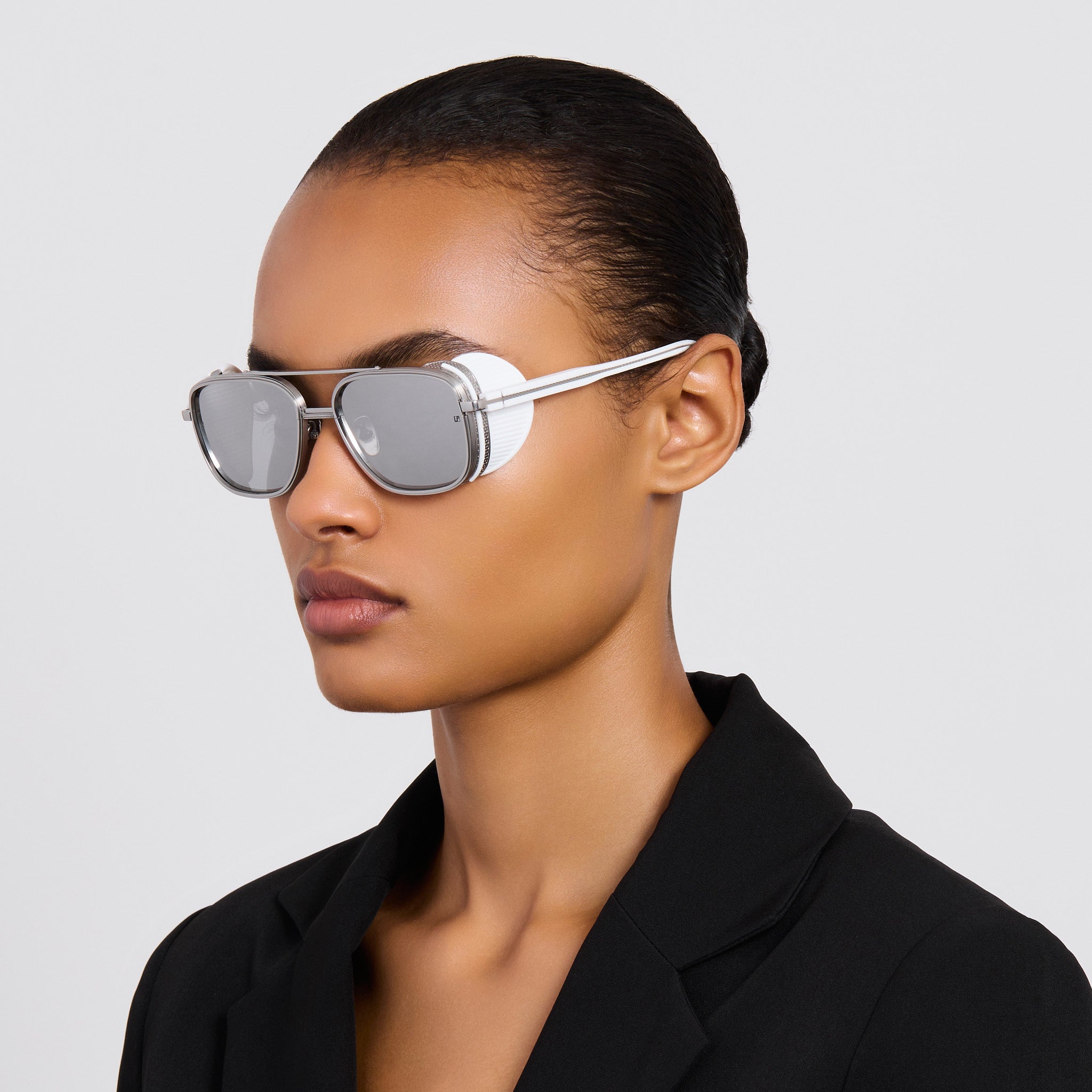 Boyd Explorer Sunglasses in 22K White Gold and Platinum