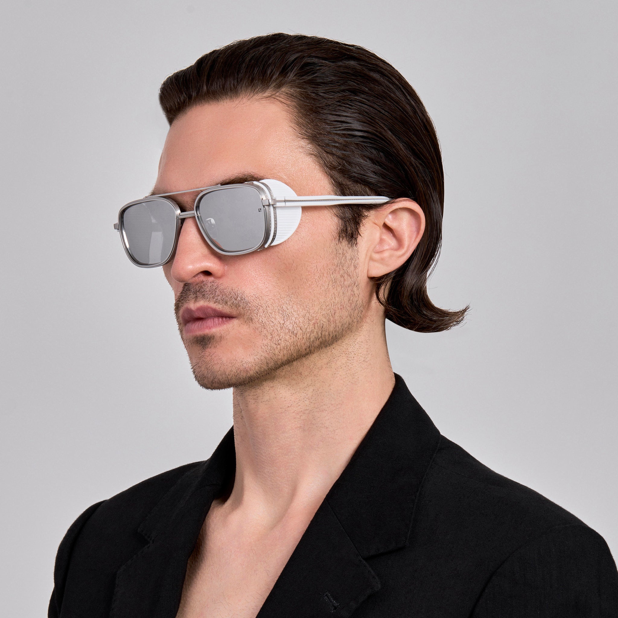 Boyd Explorer Sunglasses in 22K White Gold and Platinum