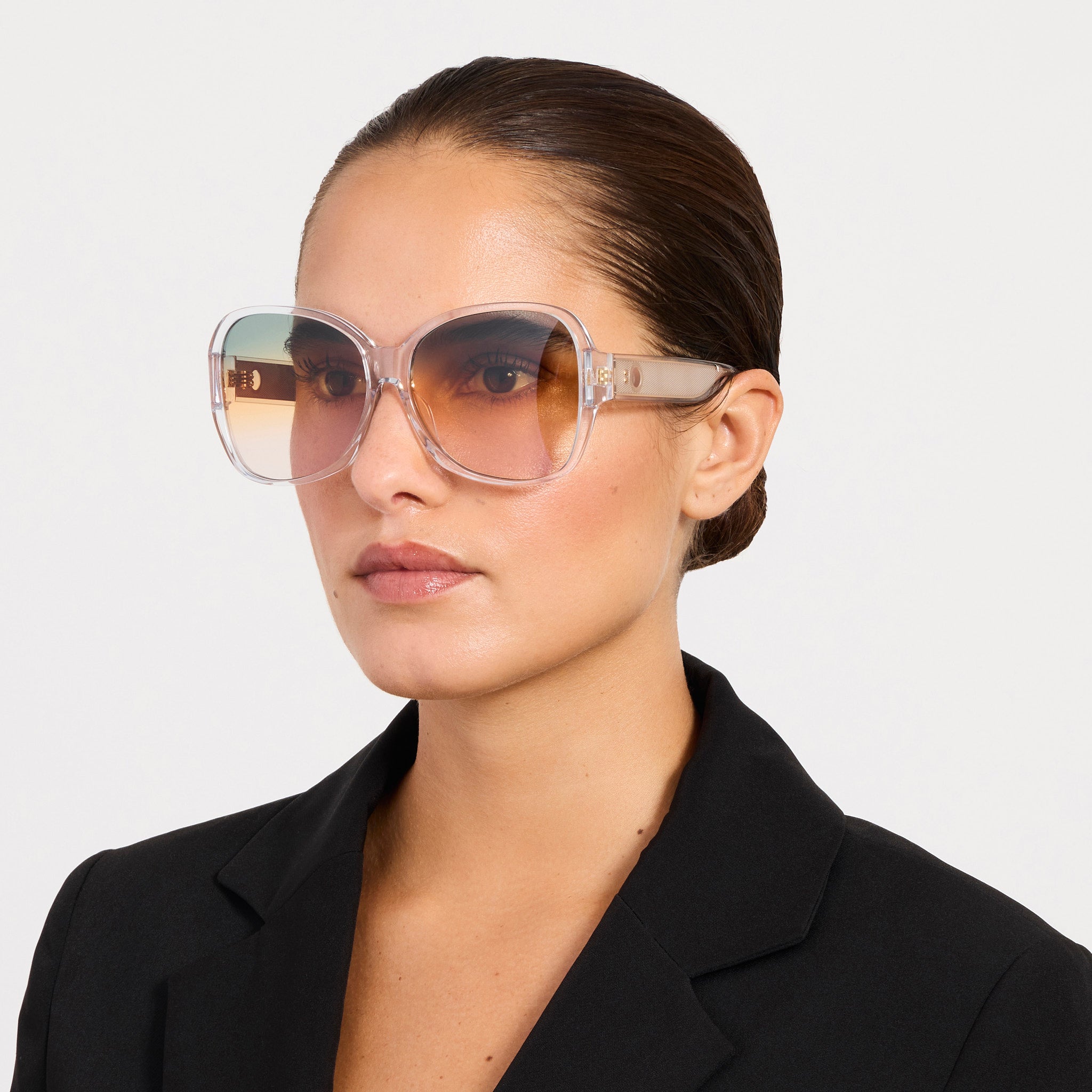 Blair Sunglasses in Clear and Tutti Frutti