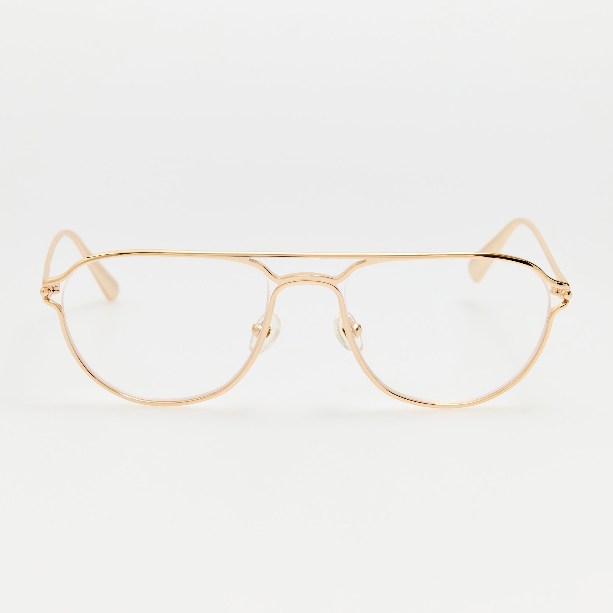 Acapulco Optical in Light Gold - LINDA FARROW-Optical Frame-