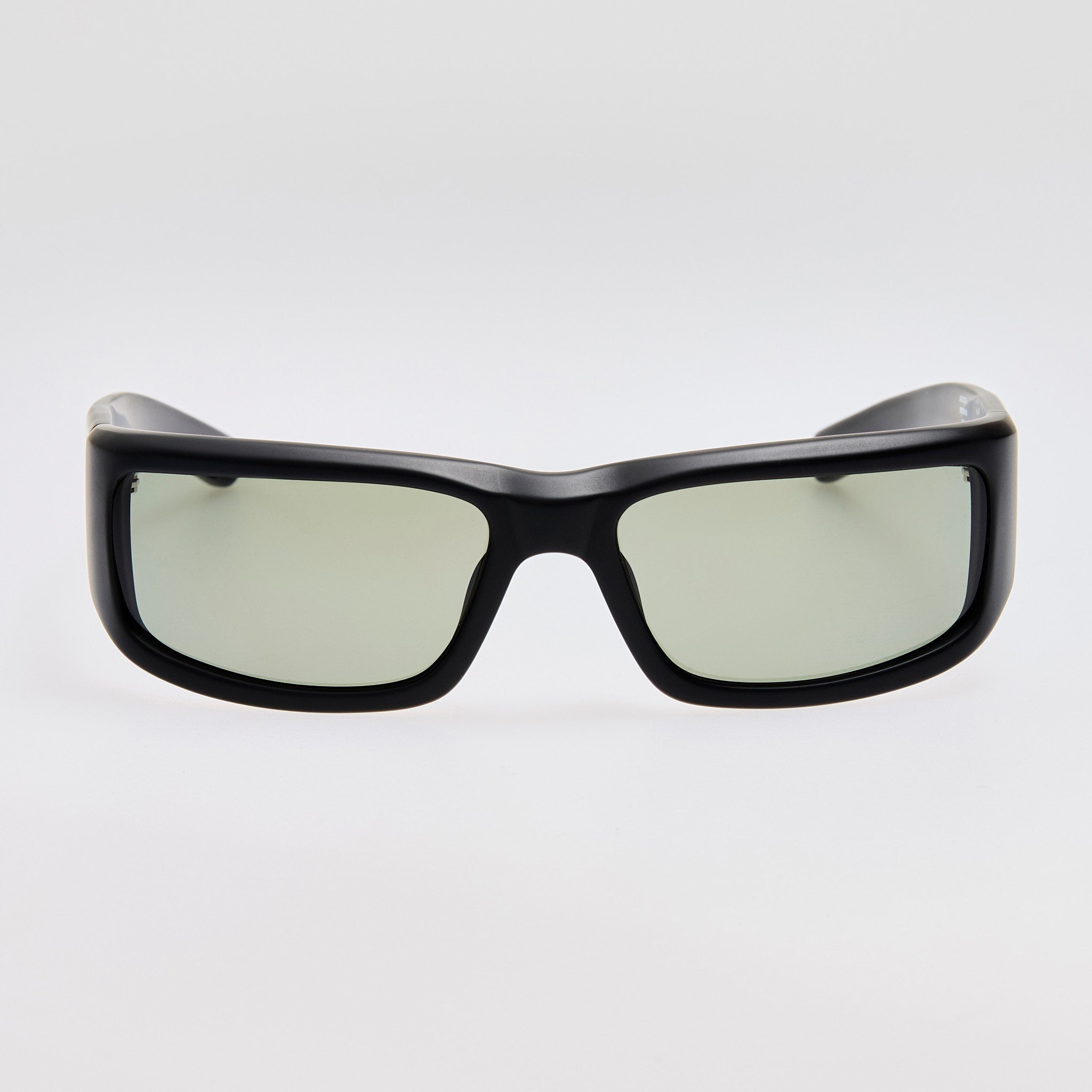 Aero Sunglasses in Metallic Black - LINDA FARROW - Sunglasses -