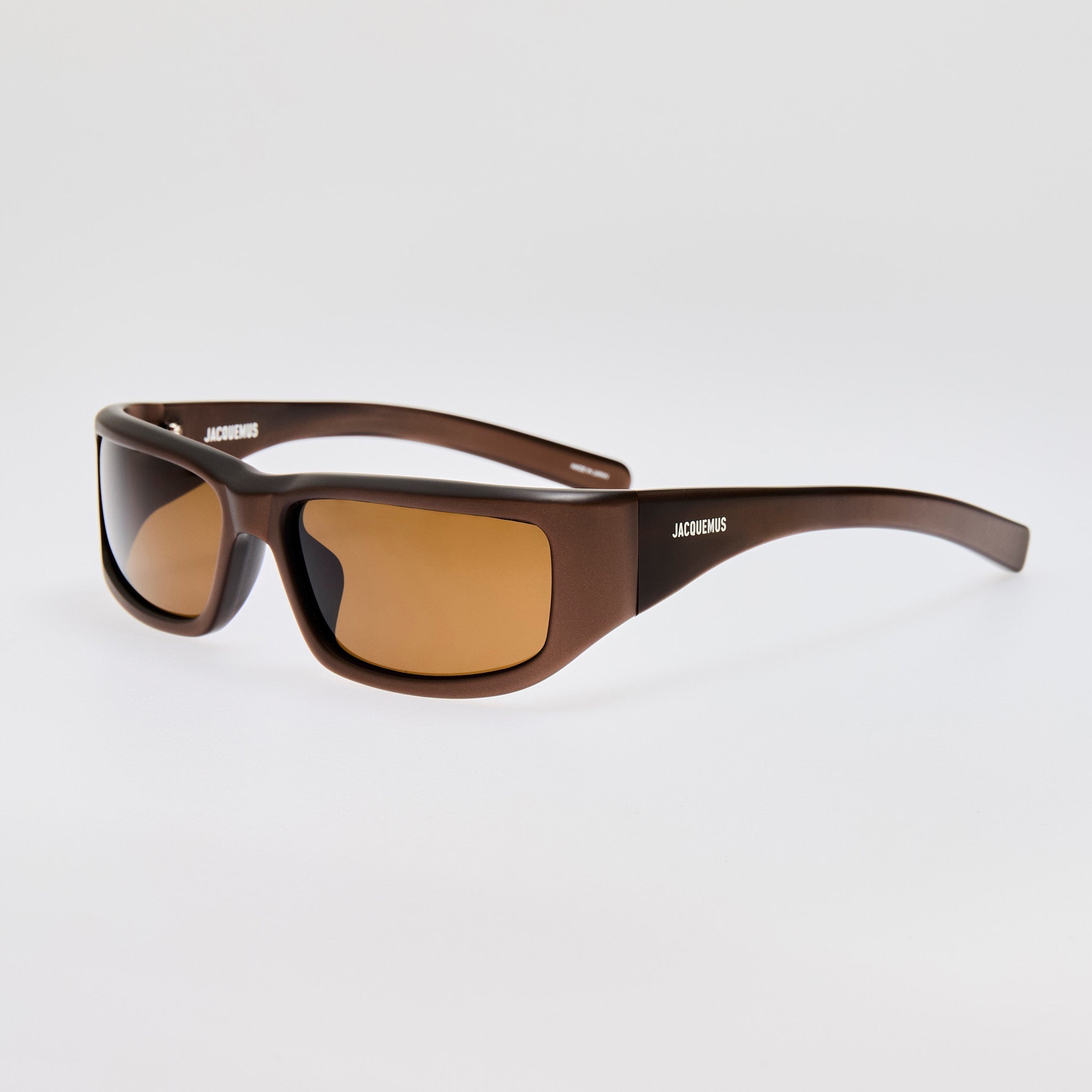 Aero Sunglasses in Metallic Bronze - LINDA FARROW - Sunglasses -
