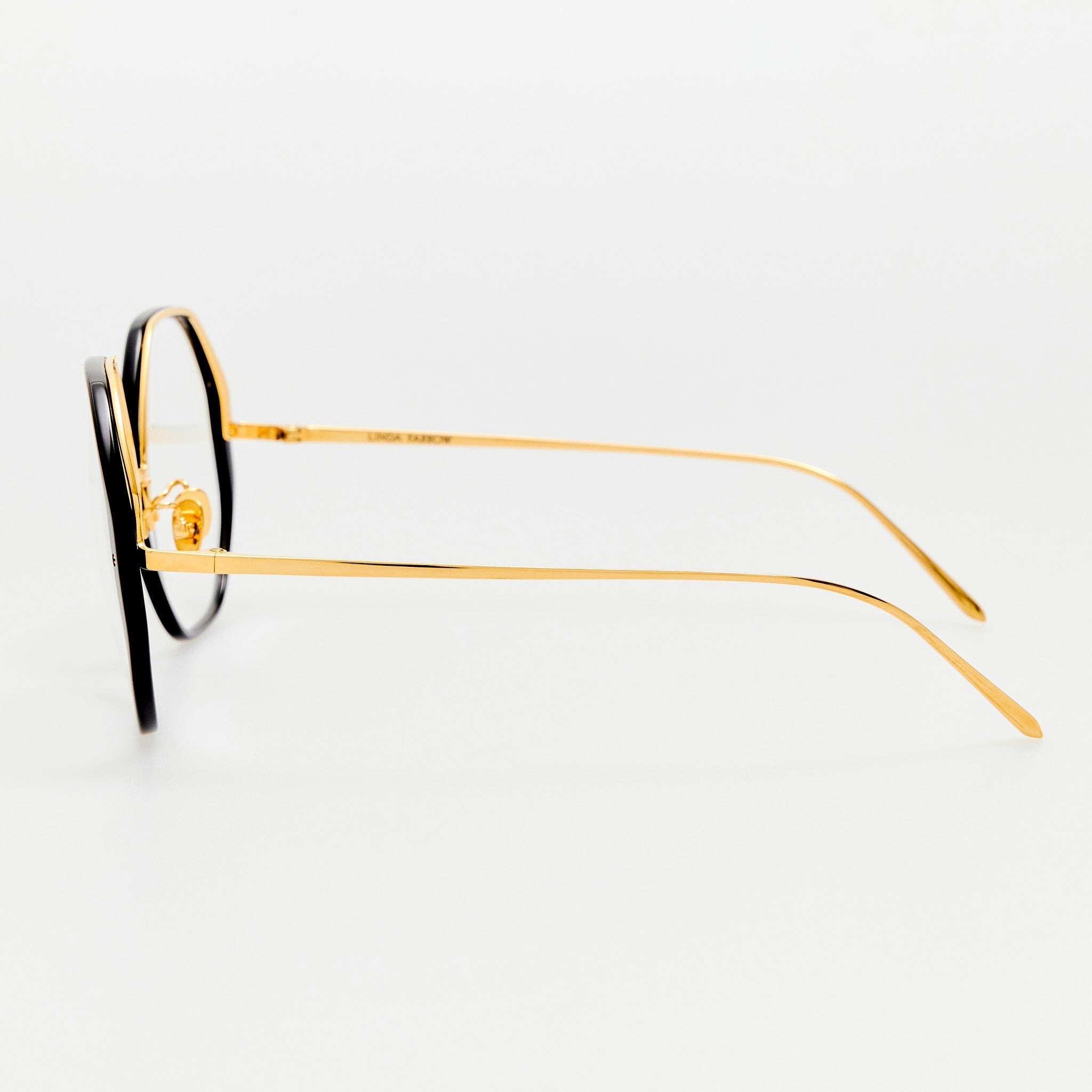Alona Optical Frame in Black - LINDA FARROW - Optical Frame -