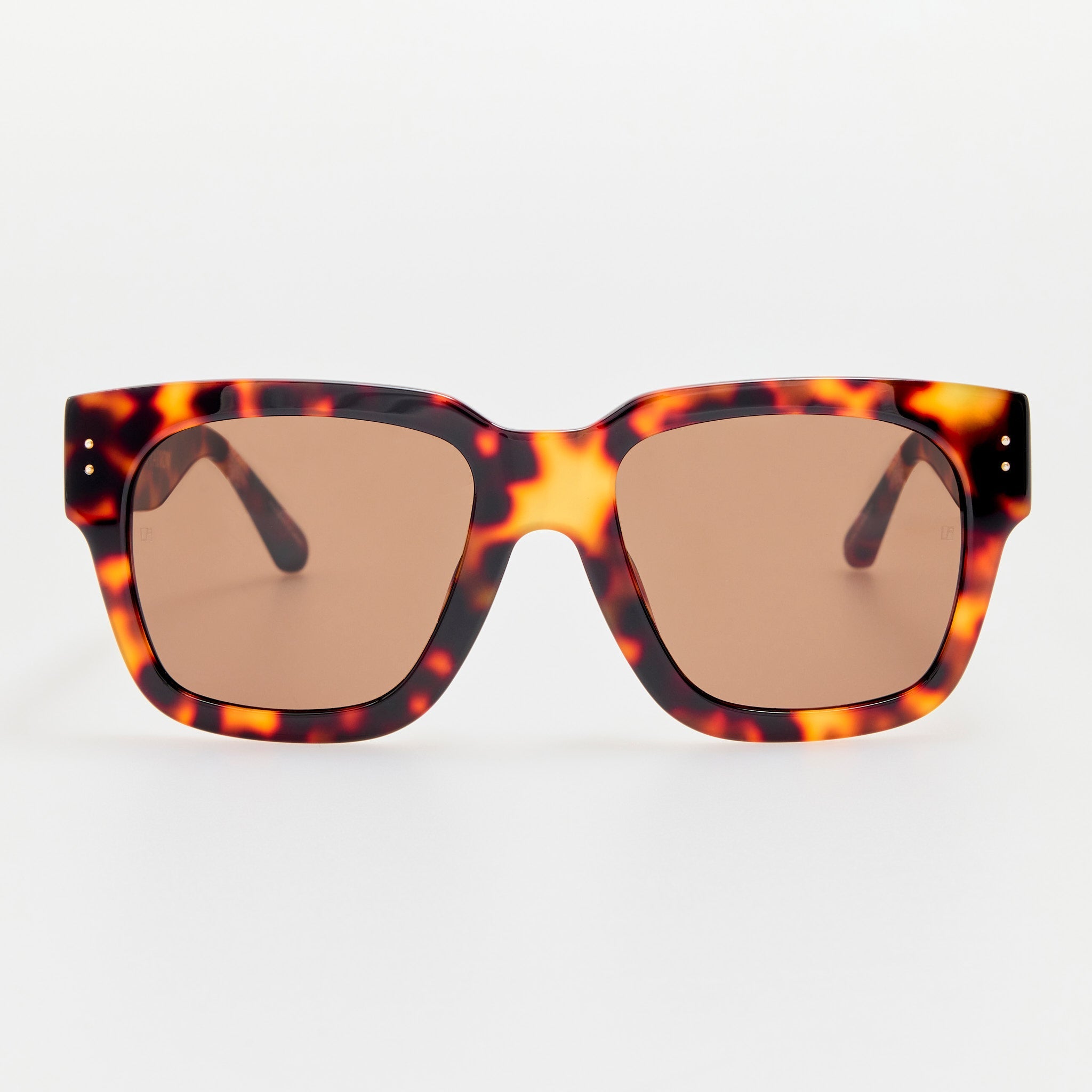 Amber Sunglasses in Tortoiseshell - LINDA FARROW - Sunglasses -