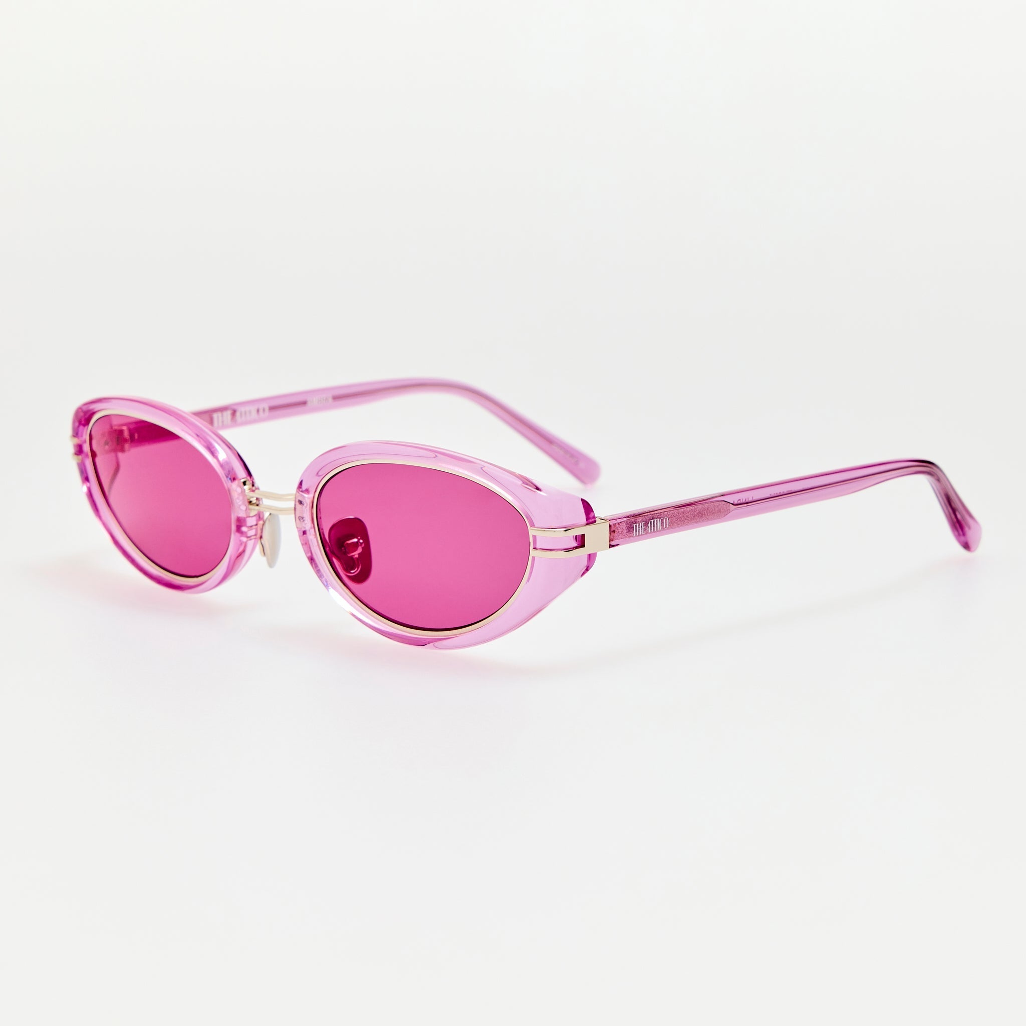 Ambra Sunglasses in Pink - LINDA FARROW-Sunglasses-