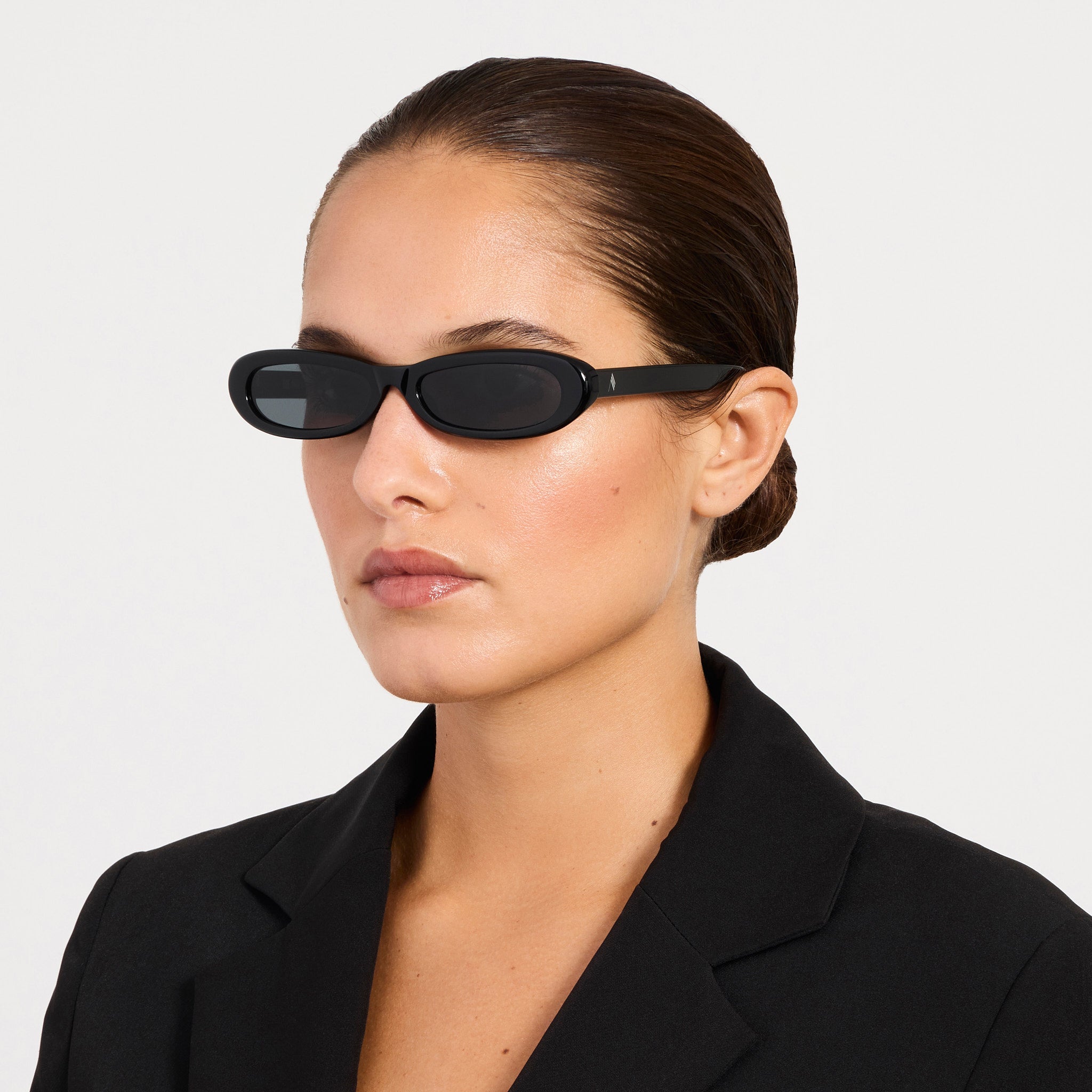 Andrea Sunglasses in Black - LINDA FARROW-Sunglasses-