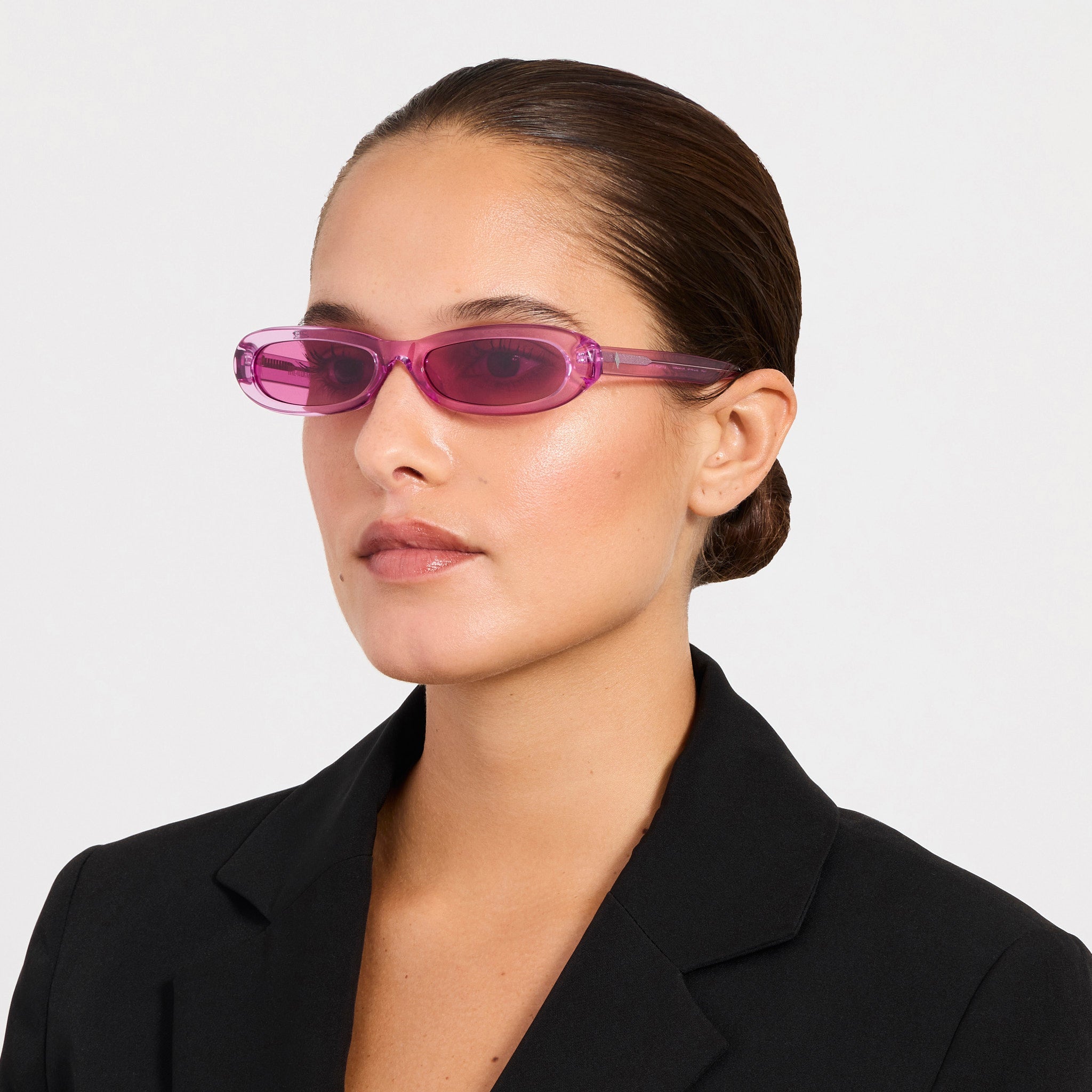 Andrea Sunglasses in Pink - LINDA FARROW-Sunglasses-