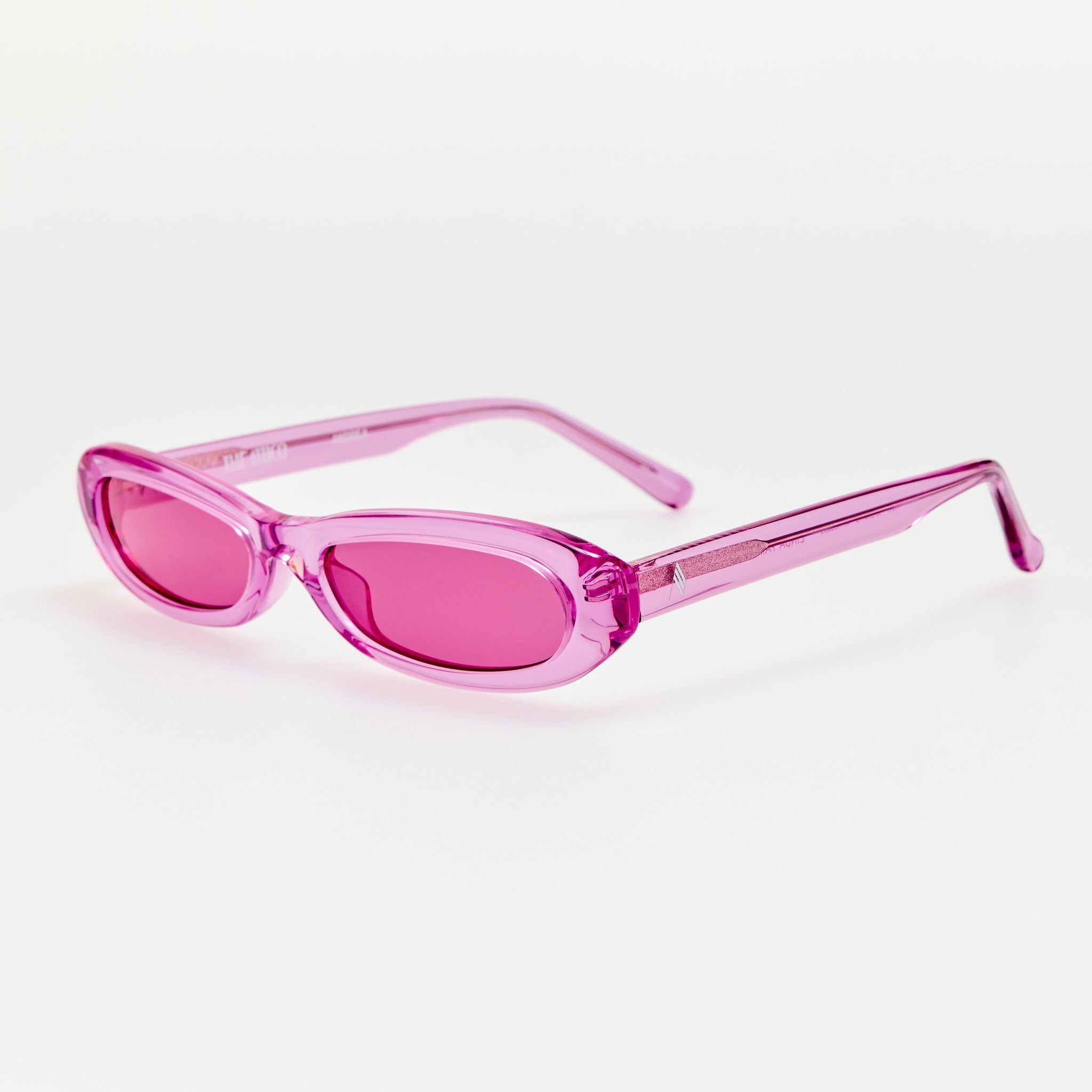 Andrea Sunglasses in Pink - LINDA FARROW-Sunglasses-