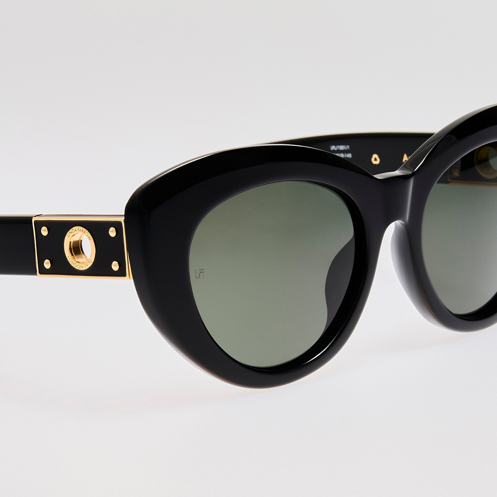 Anna Sunglasses in Black - LINDA FARROW - Sunglasses -