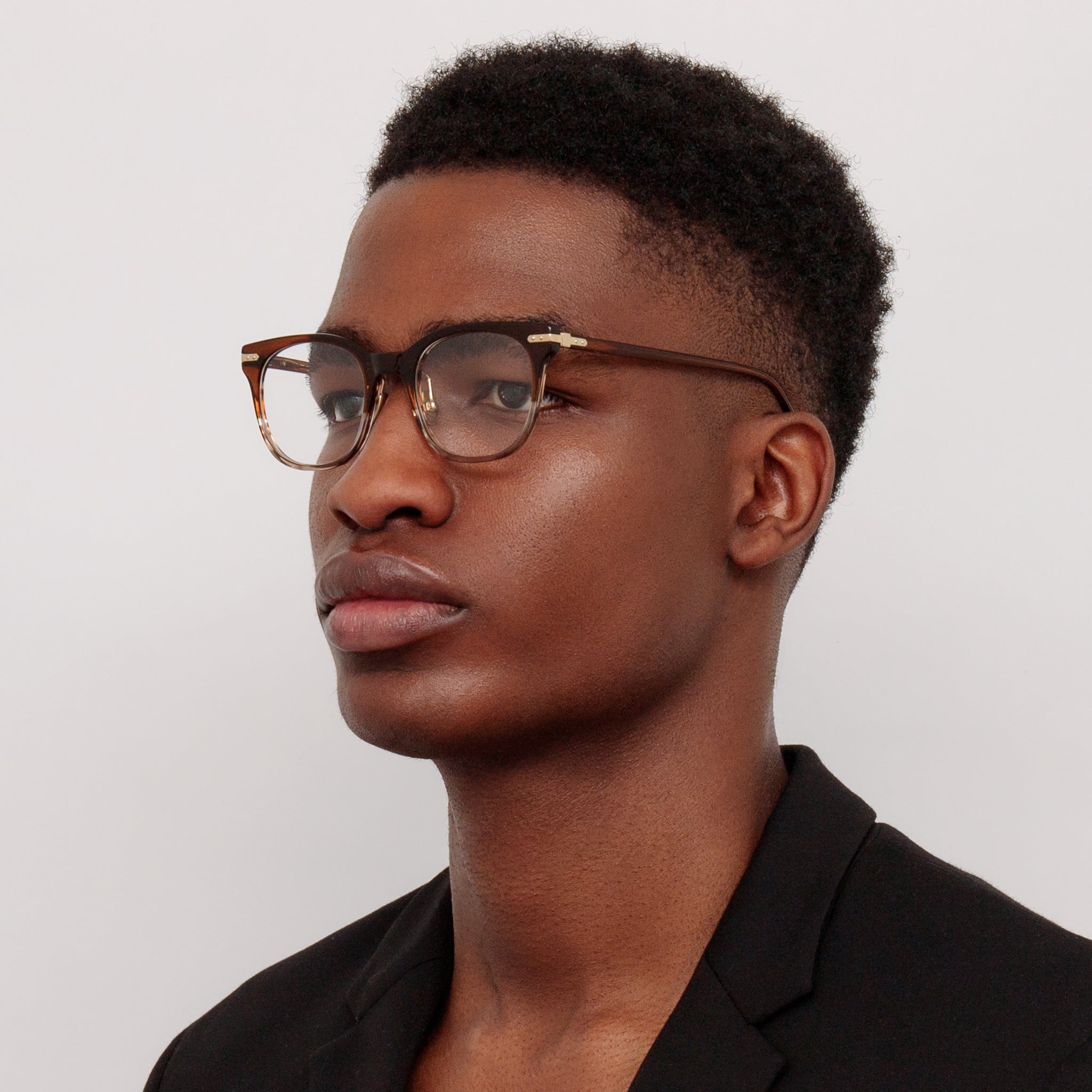 Arch Optical in Caramel Horn - LINDA FARROW - Optical Frame -