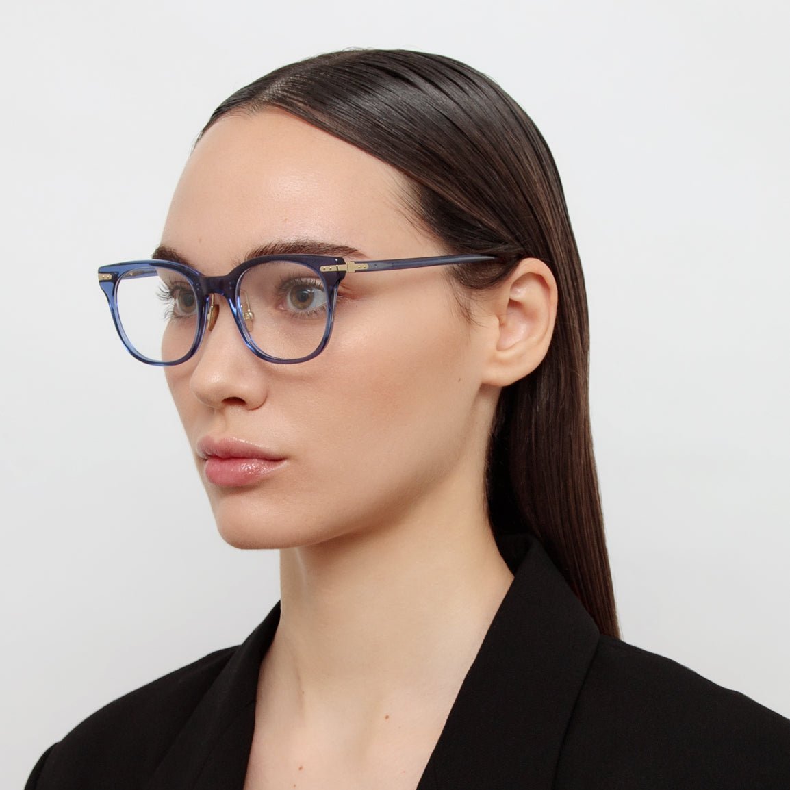 Arch Optical in Navy - LINDA FARROW - Optical Frame -