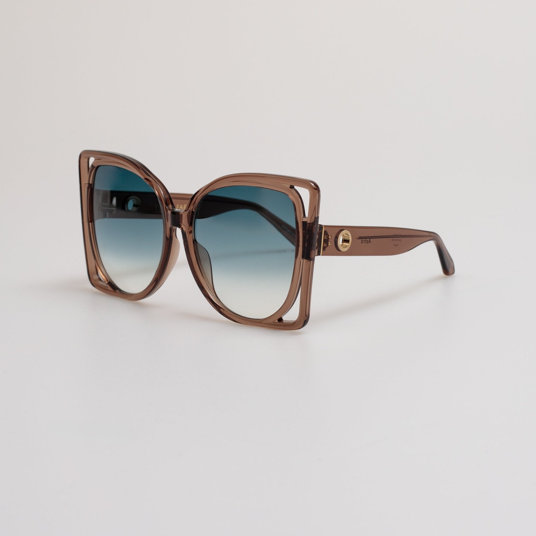 Astra Sunglasses in Brown - LINDA FARROW - Sunglasses -