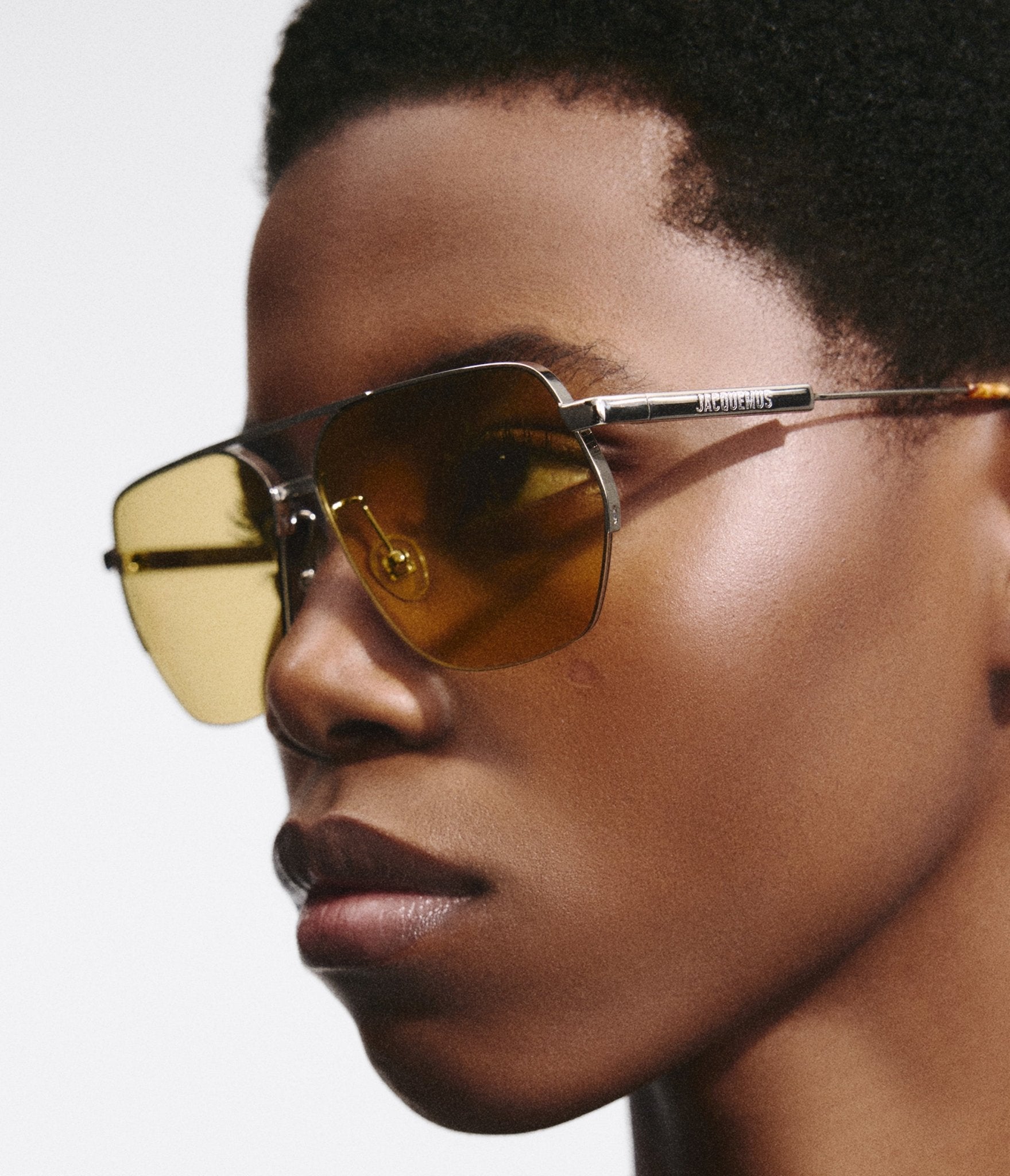 Aviador Sunglasses in Silver - LINDA FARROW - Sunglasses -