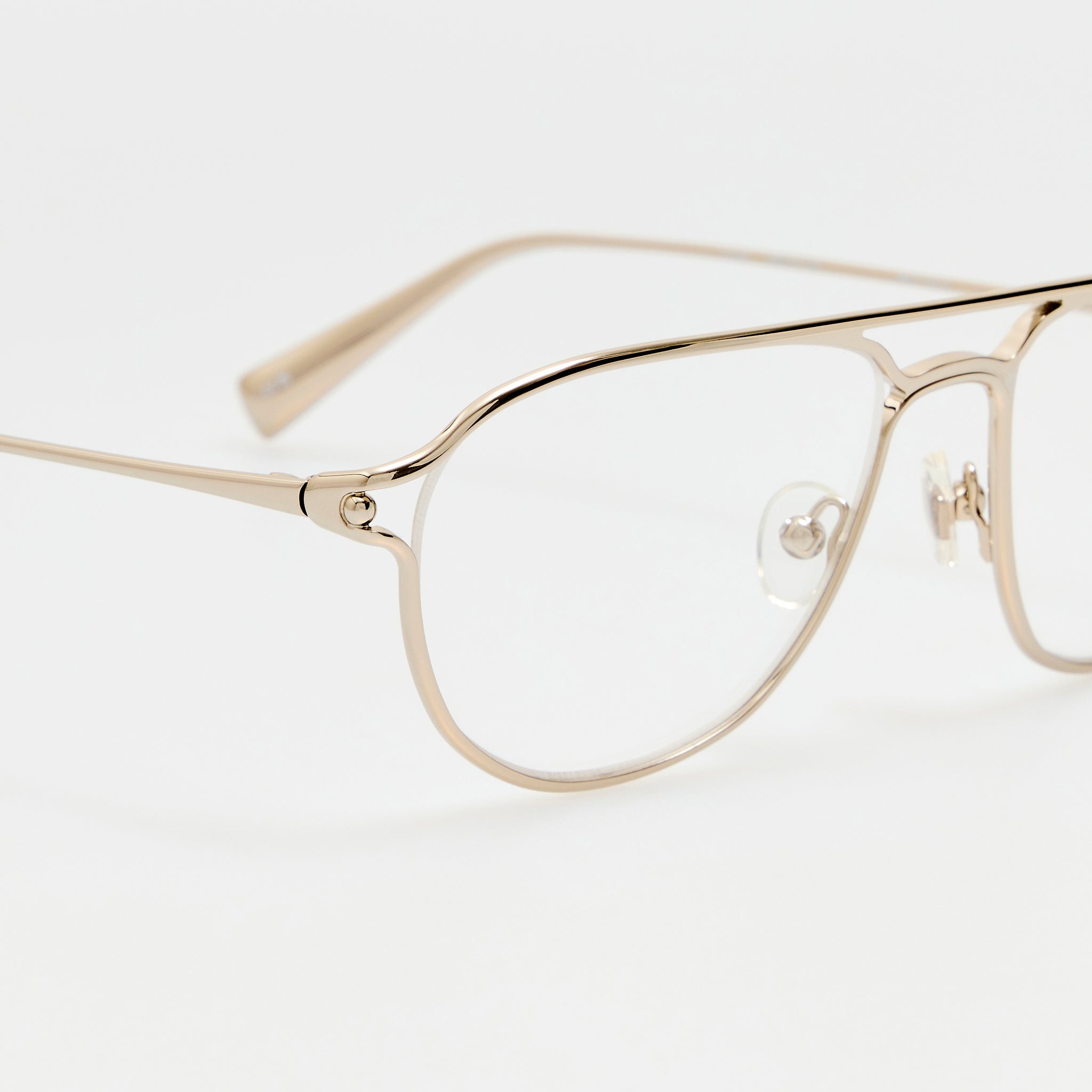 Aviator Optical in Silver - LINDA FARROW-Optical Frame-