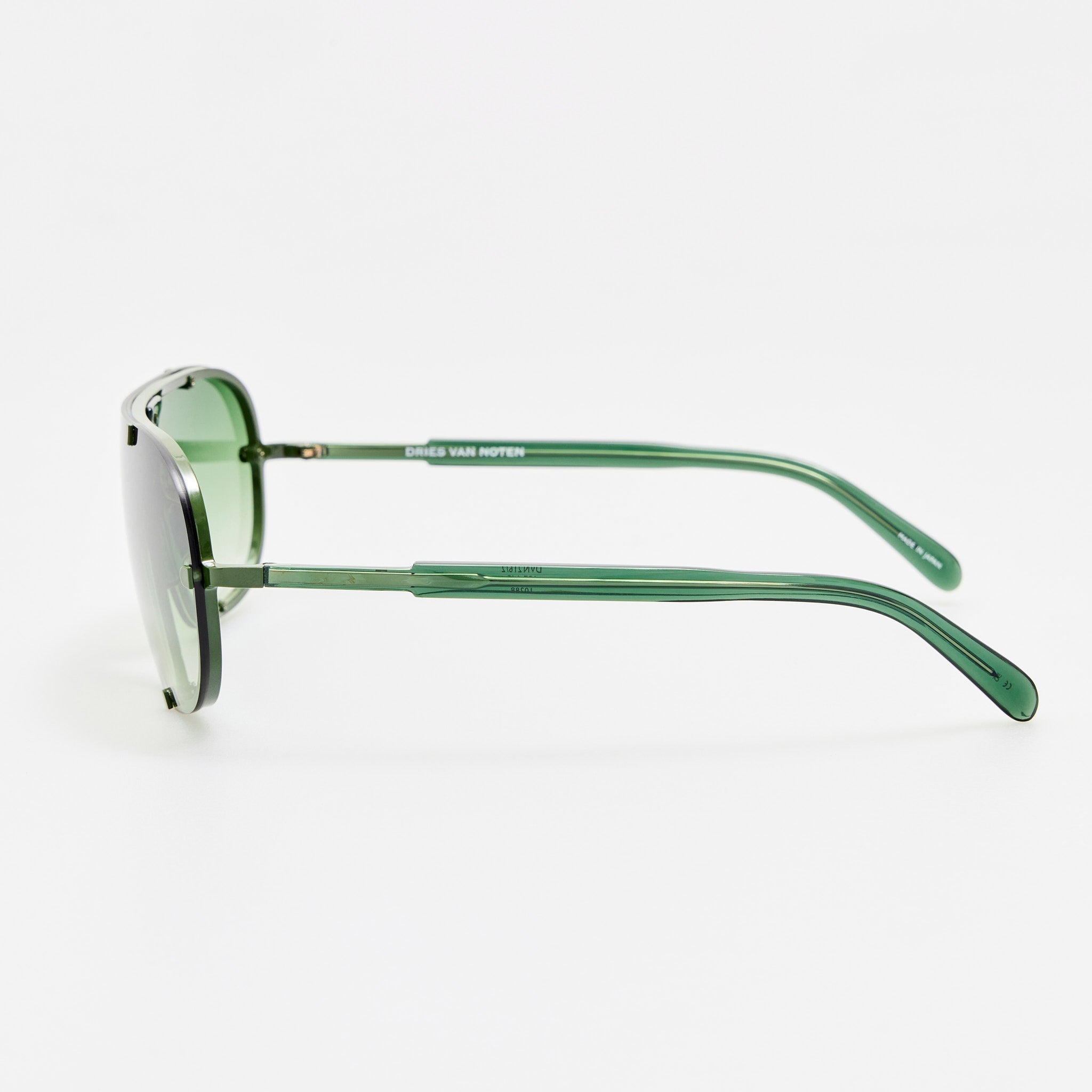 Aviator Sunglasses in Khaki - LINDA FARROW-Sunglasses-