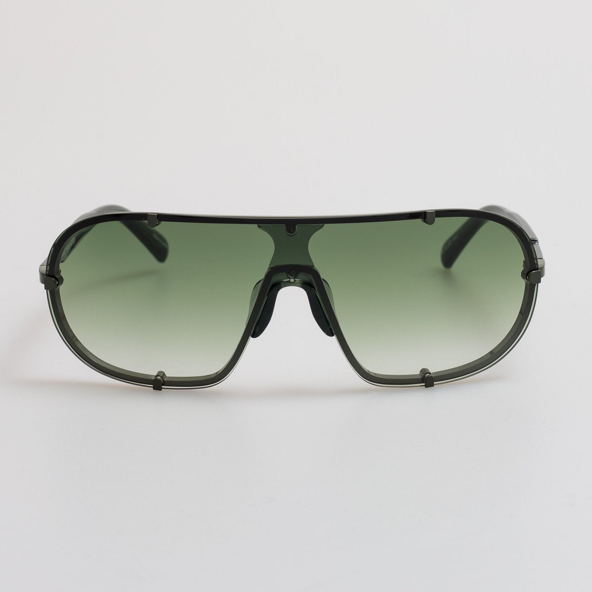 Aviator Sunglasses in Khaki - LINDA FARROW - Sunglasses -