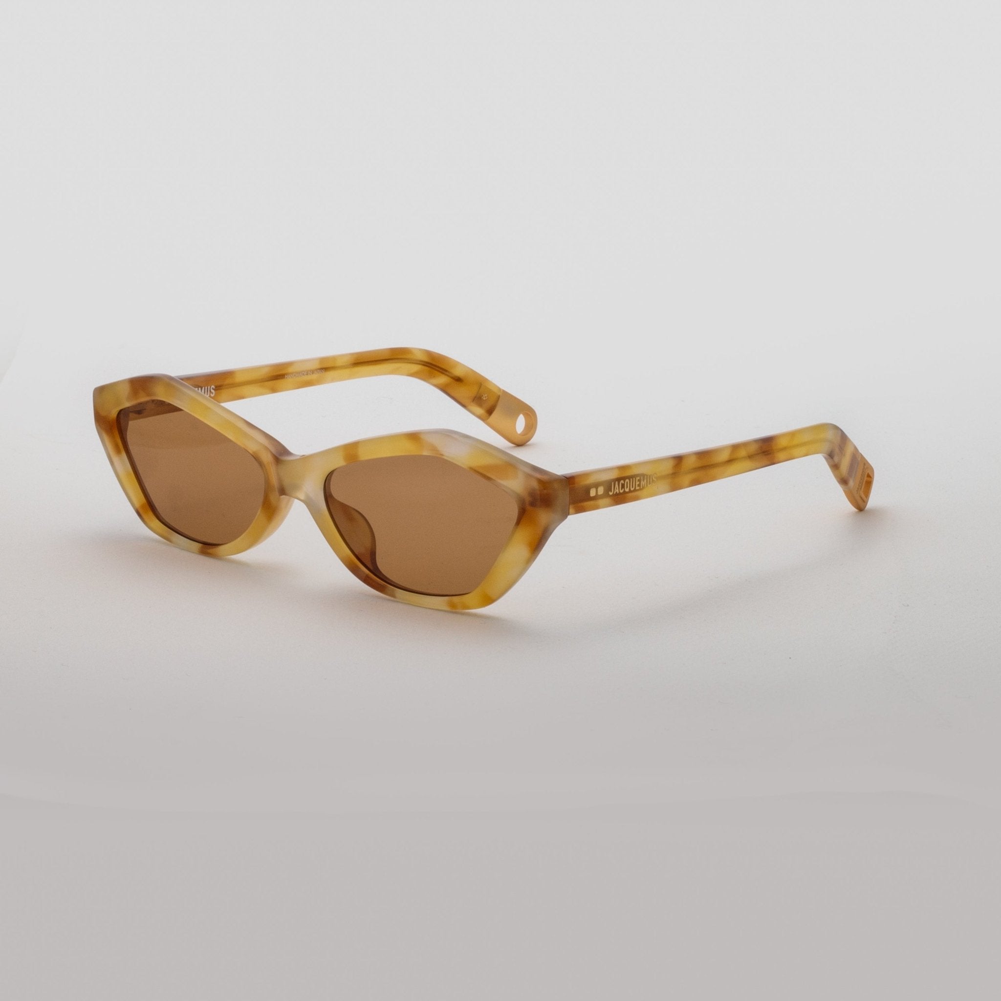 Bambino Angular Sunglasses in Beige - LINDA FARROW - Sunglasses -