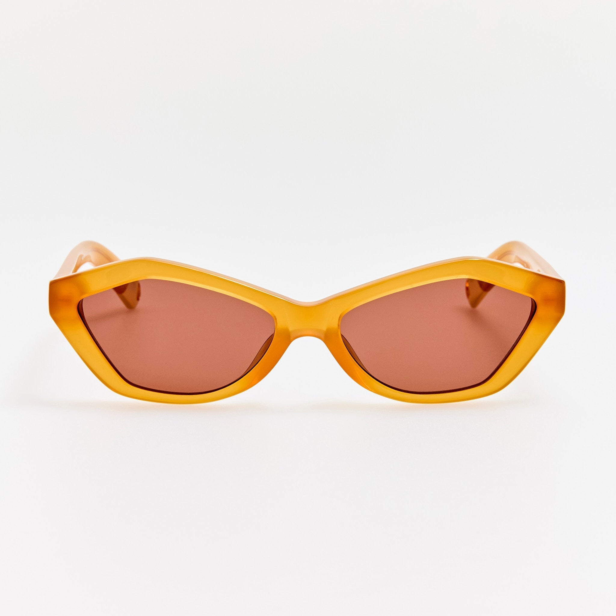 Bambino Sunglasses in Caramel - LINDA FARROW - Sunglasses -