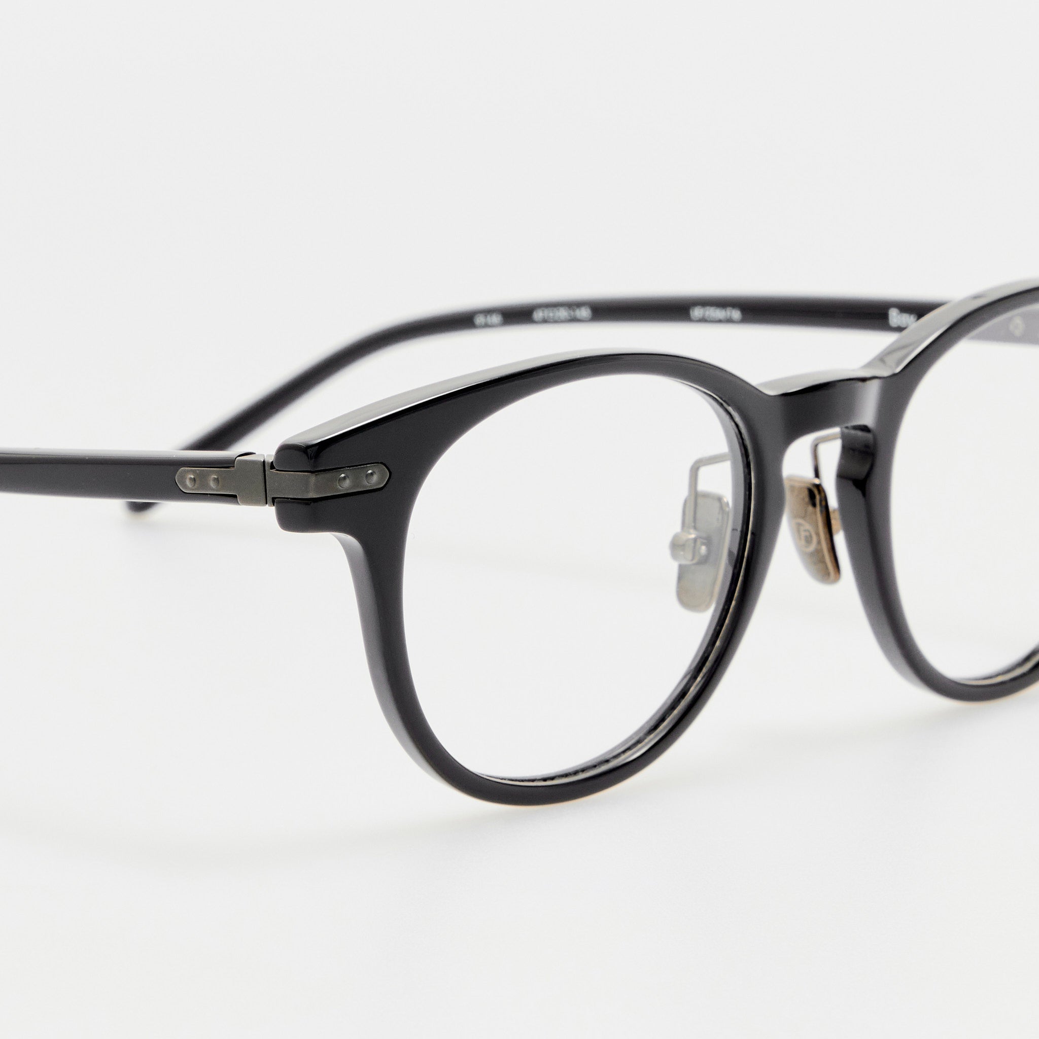 Bay Optical Frame in Matt Black Nickel - LINDA FARROW - Optical Frame -
