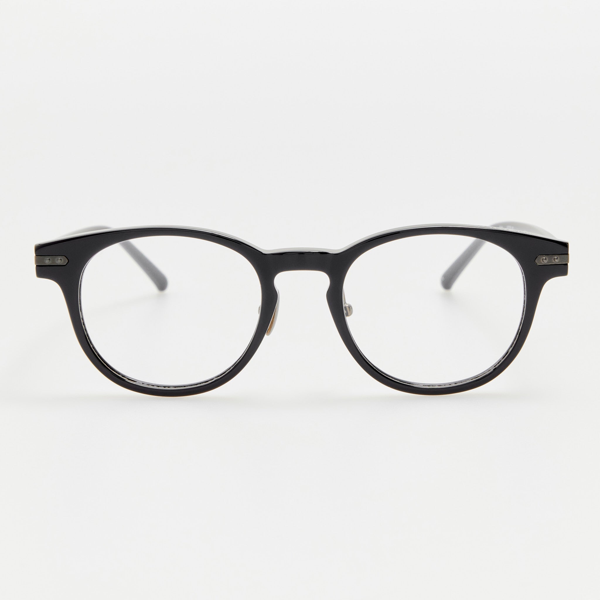 Bay Optical Frame in Matt Black Nickel - LINDA FARROW - Optical Frame -