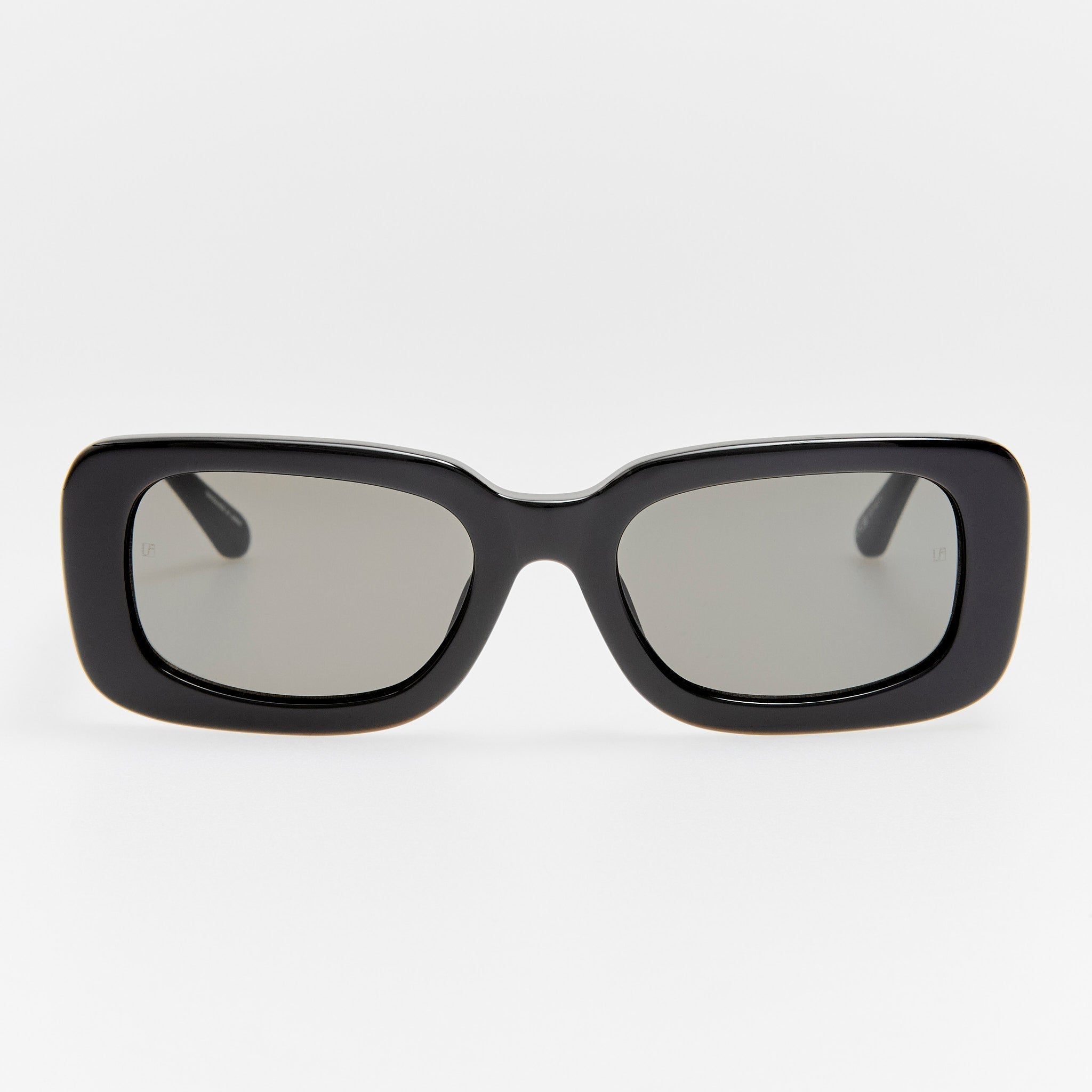 Belle Sunglasses in Black - LINDA FARROW - Sunglasses -