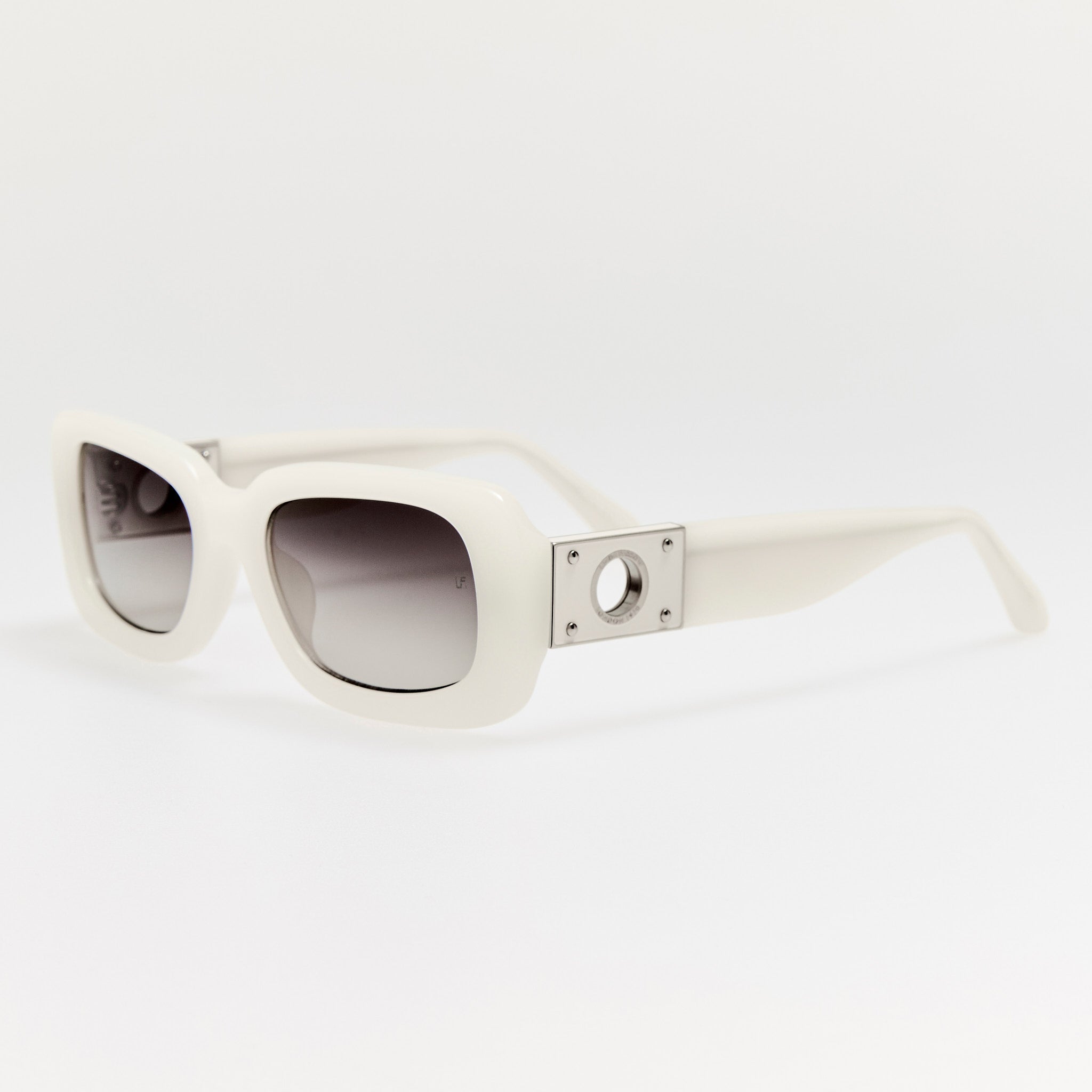 Belle Sunglasses in Cream - LINDA FARROW - Sunglasses -