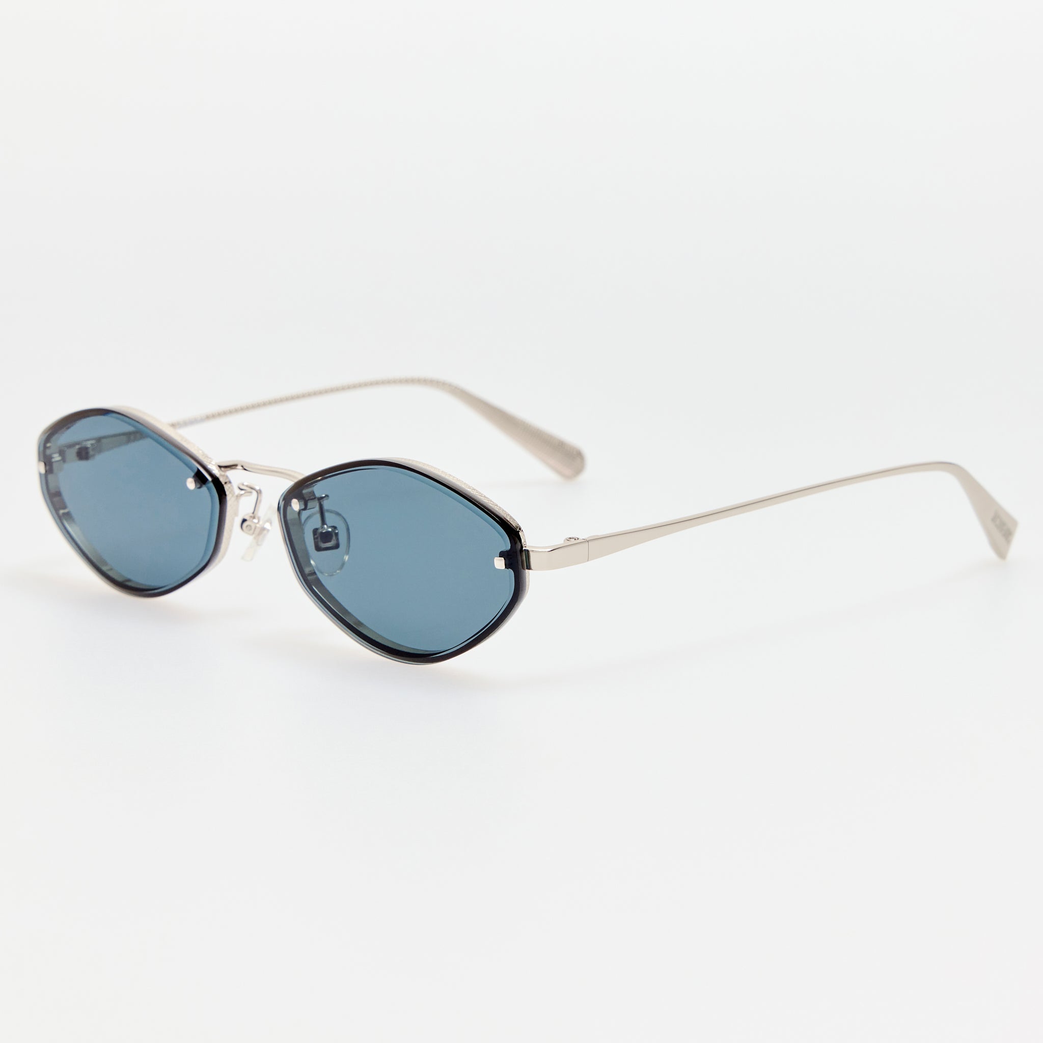 Bellini Sunglasses in Silver and Grey - LINDA FARROW-Sunglasses-
