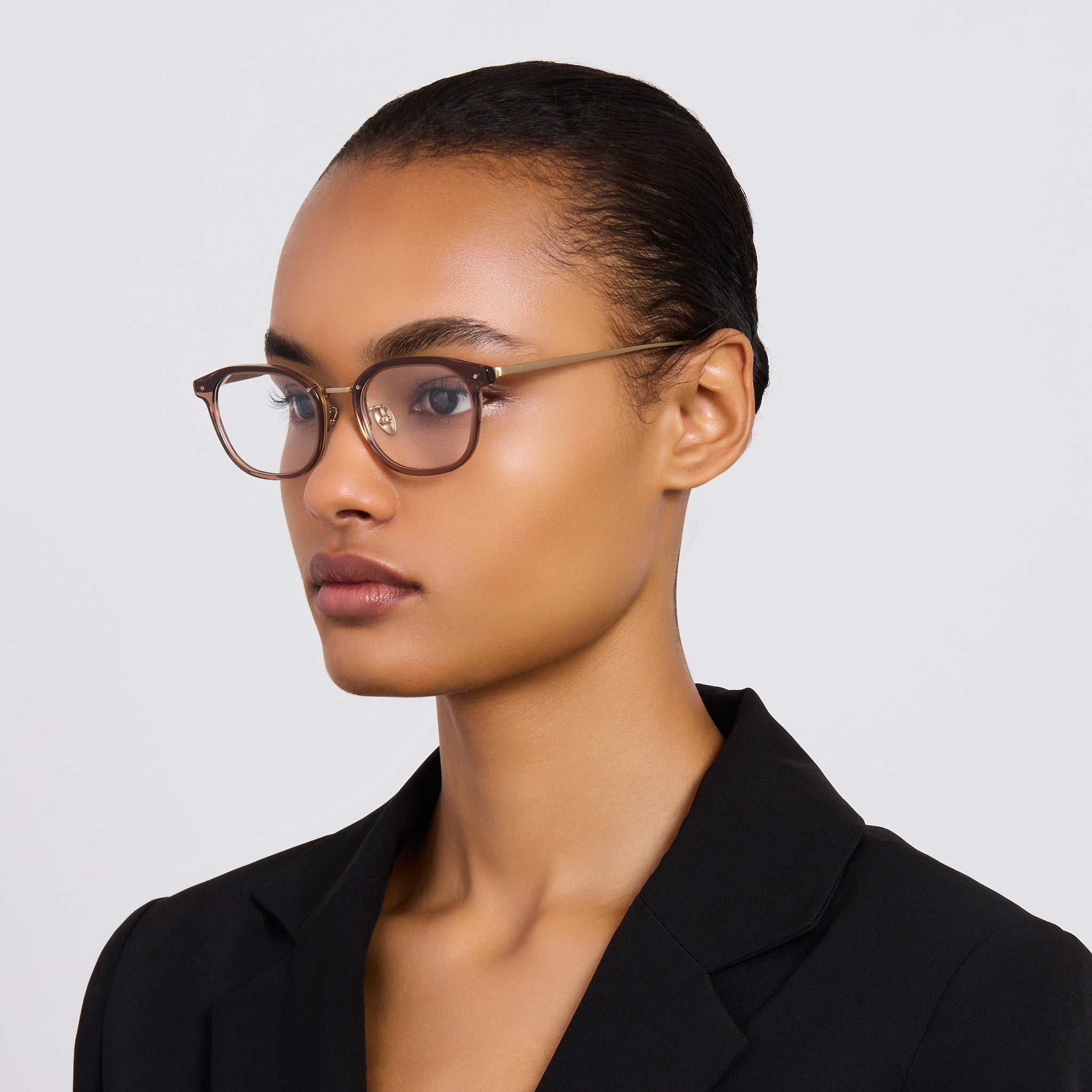 Bennet Optical in Brown - LINDA FARROW - Optical Frame -