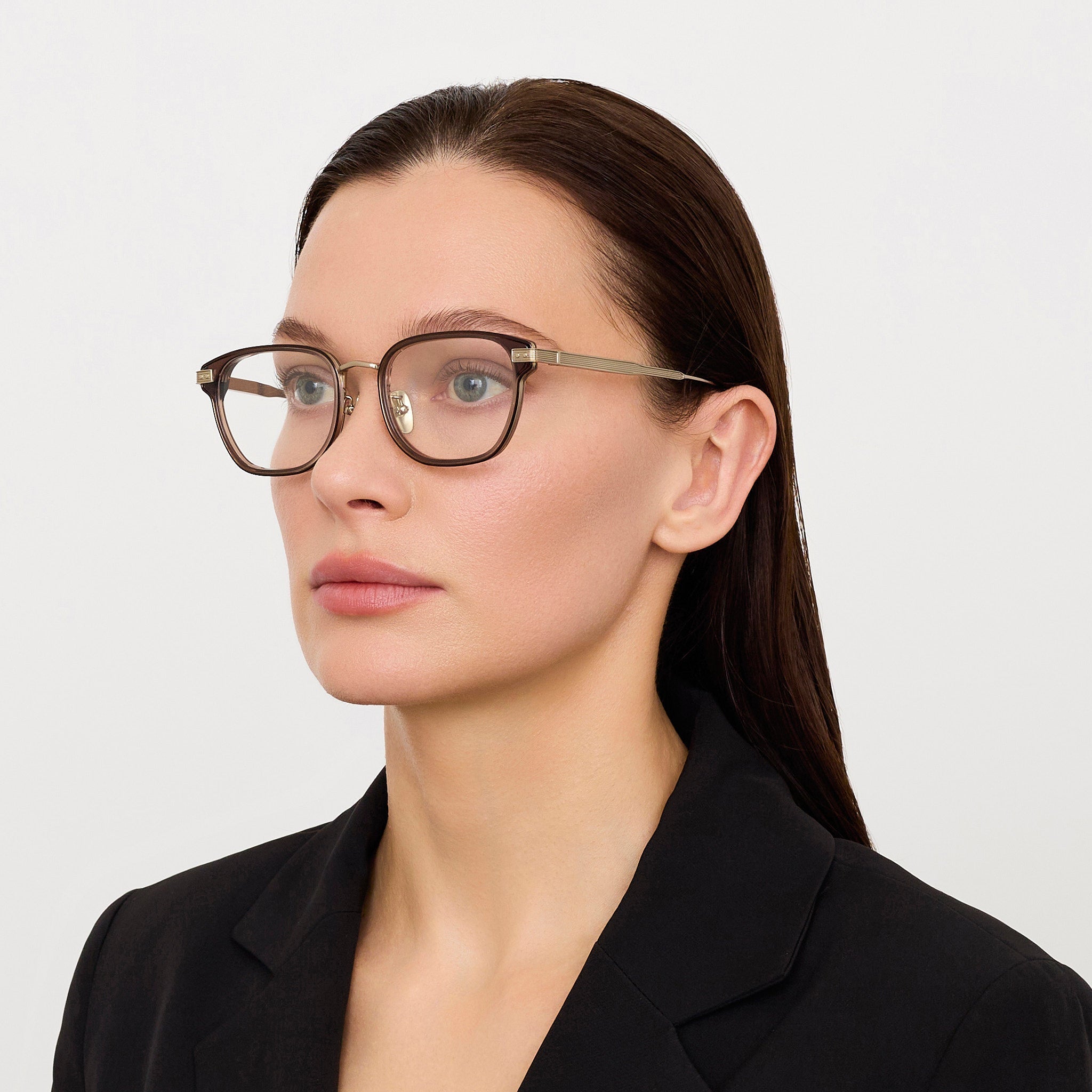 Blakher Optical in Brown - LINDA FARROW - Optical Frame -