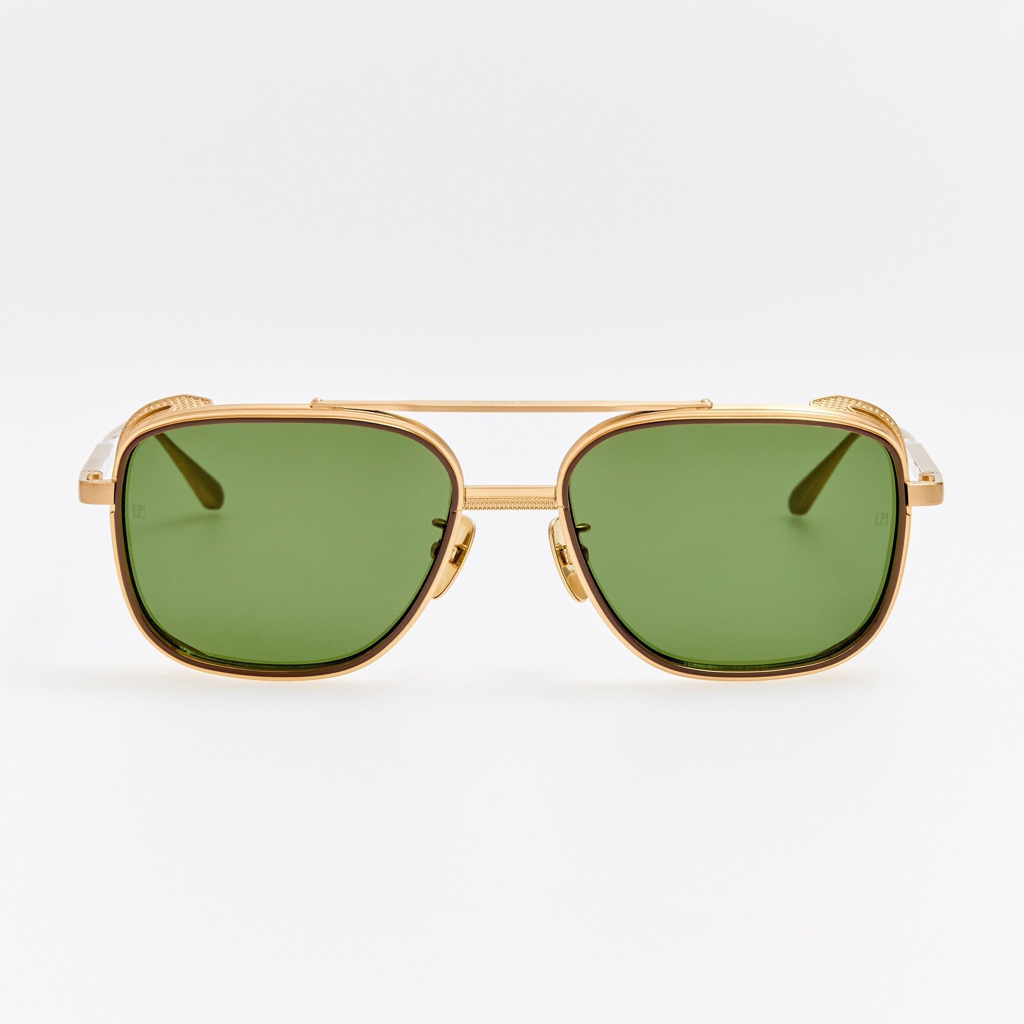 Boyd Explorer Sunglasses in Matt Champagne - LINDA FARROW - Sunglasses -