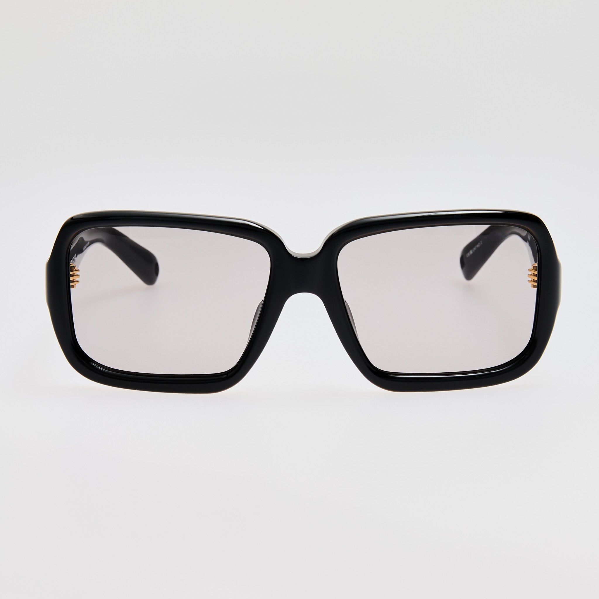Cabana Oversize Sunglasses in Black - LINDA FARROW - Sunglasses -