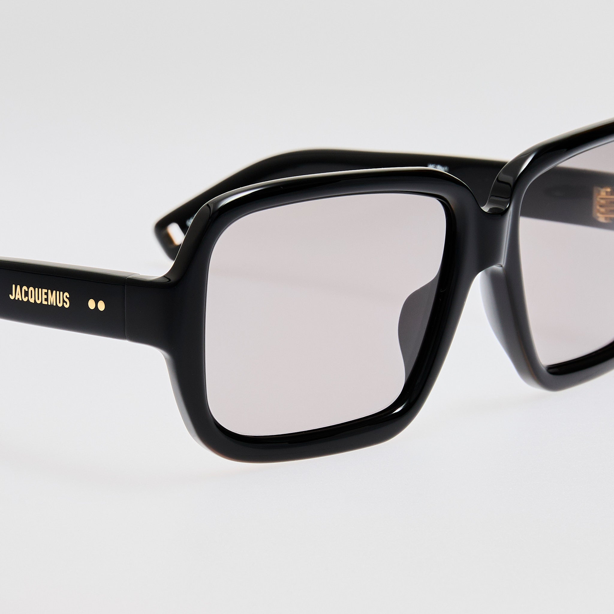 Cabana Oversize Sunglasses in Black - LINDA FARROW - Sunglasses -