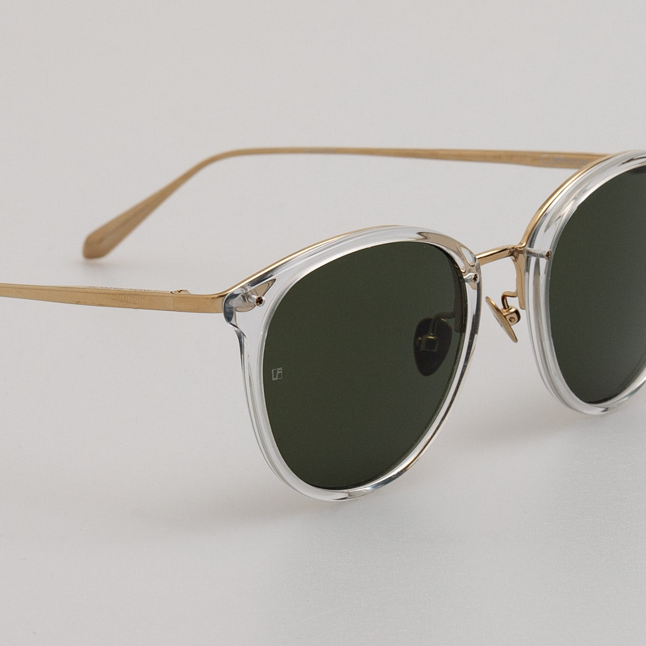Calthorpe Sunglasses in Clear - LINDA FARROW - Sunglasses -