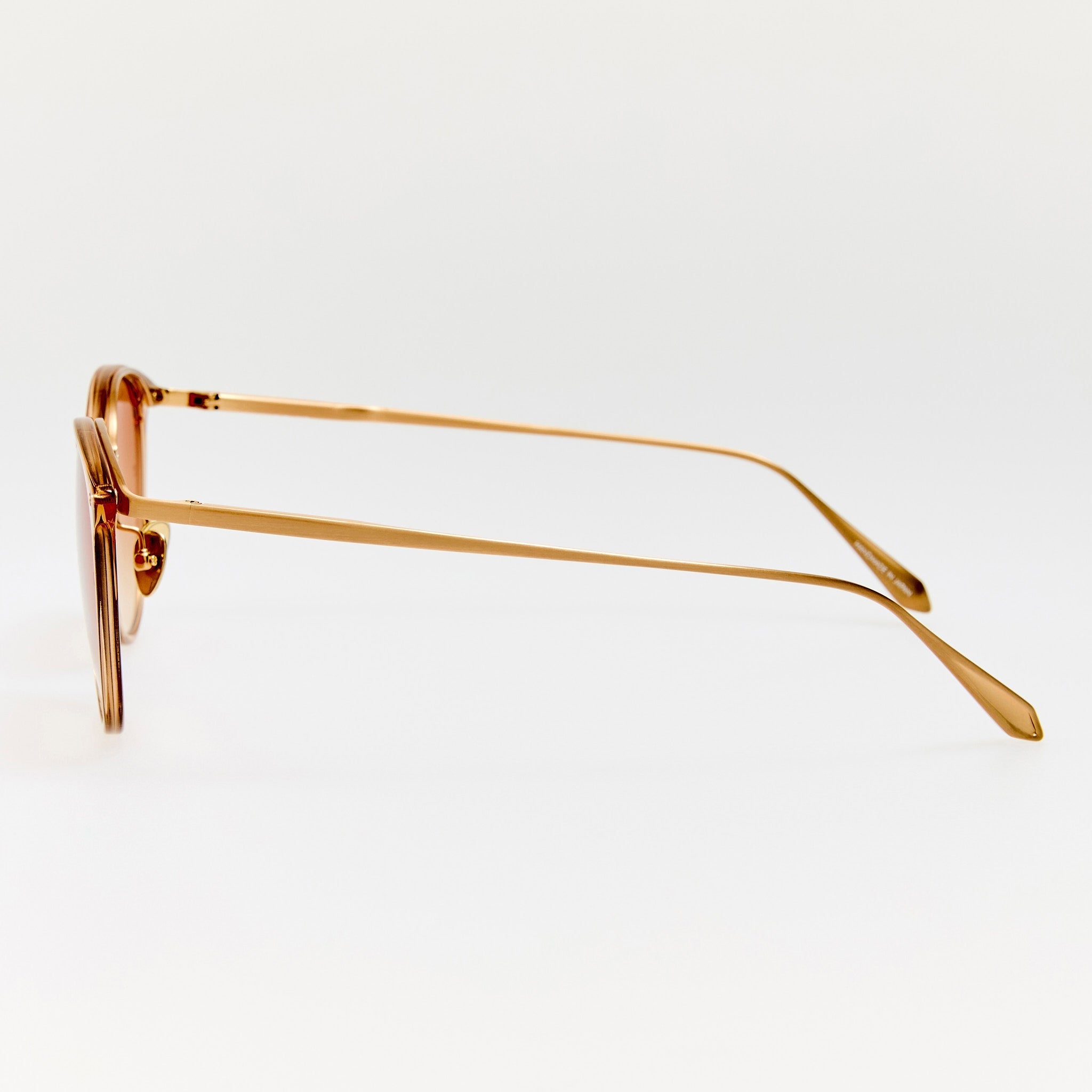 Calthorpe Sunglasses in Matt Champagne and Caramel - LINDA FARROW - Sunglasses -