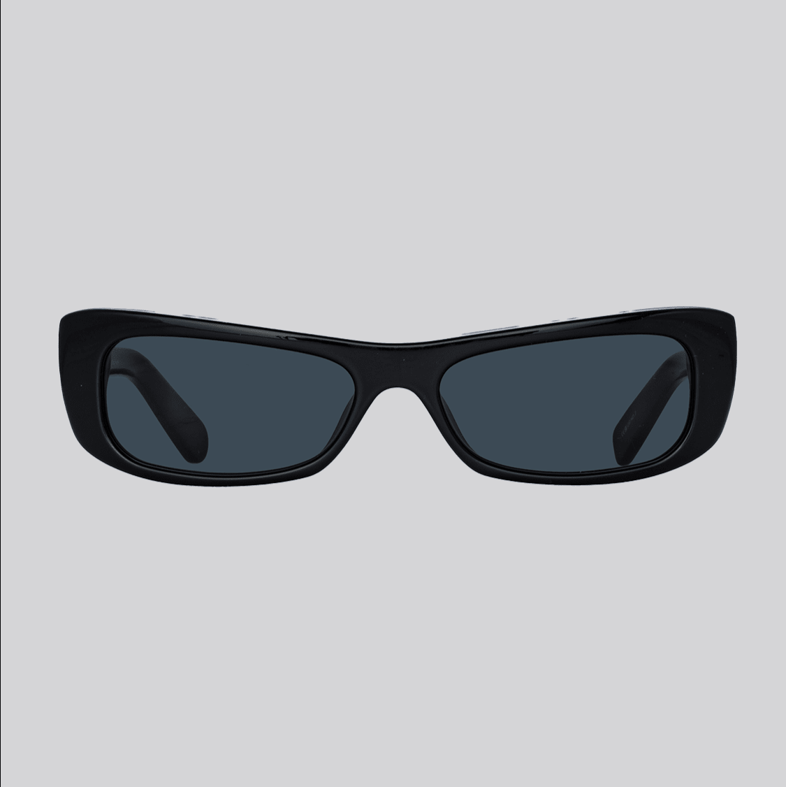 Capri Rectangular Sunglasses in Black - LINDA FARROW - Sunglasses -