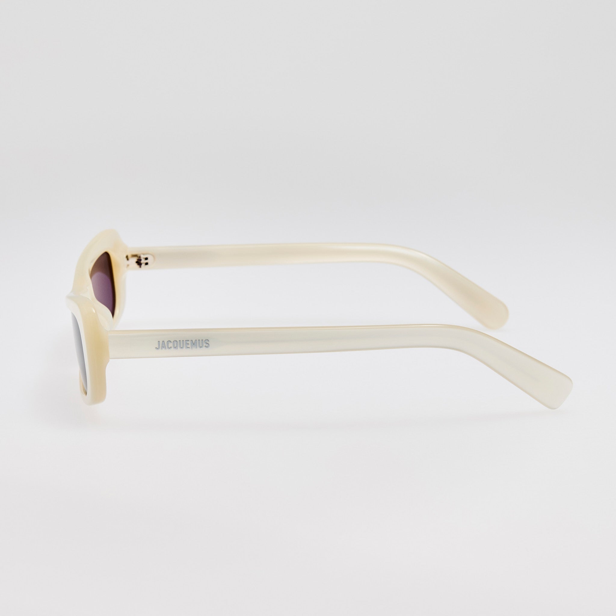 Capri Sunglasses in Metallic Pearl - LINDA FARROW - Sunglasses -