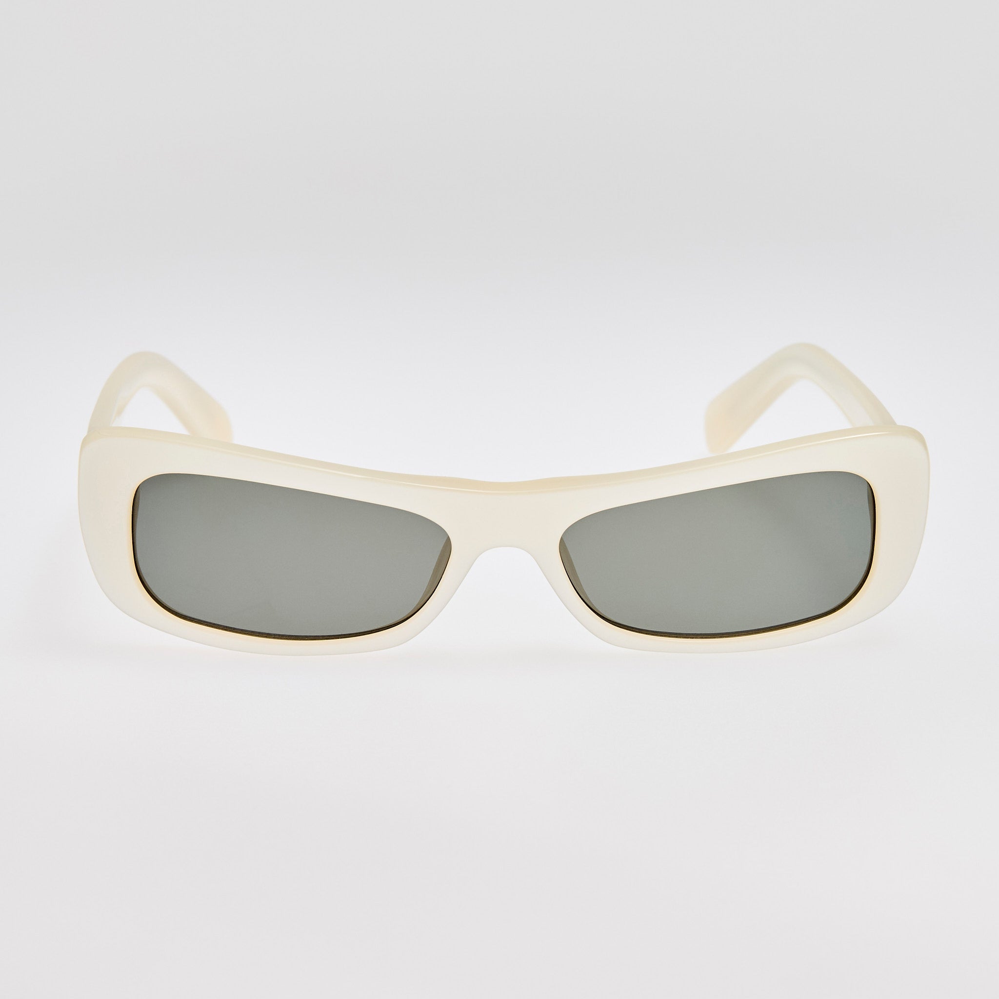 Capri Sunglasses in Metallic Pearl - LINDA FARROW - Sunglasses -