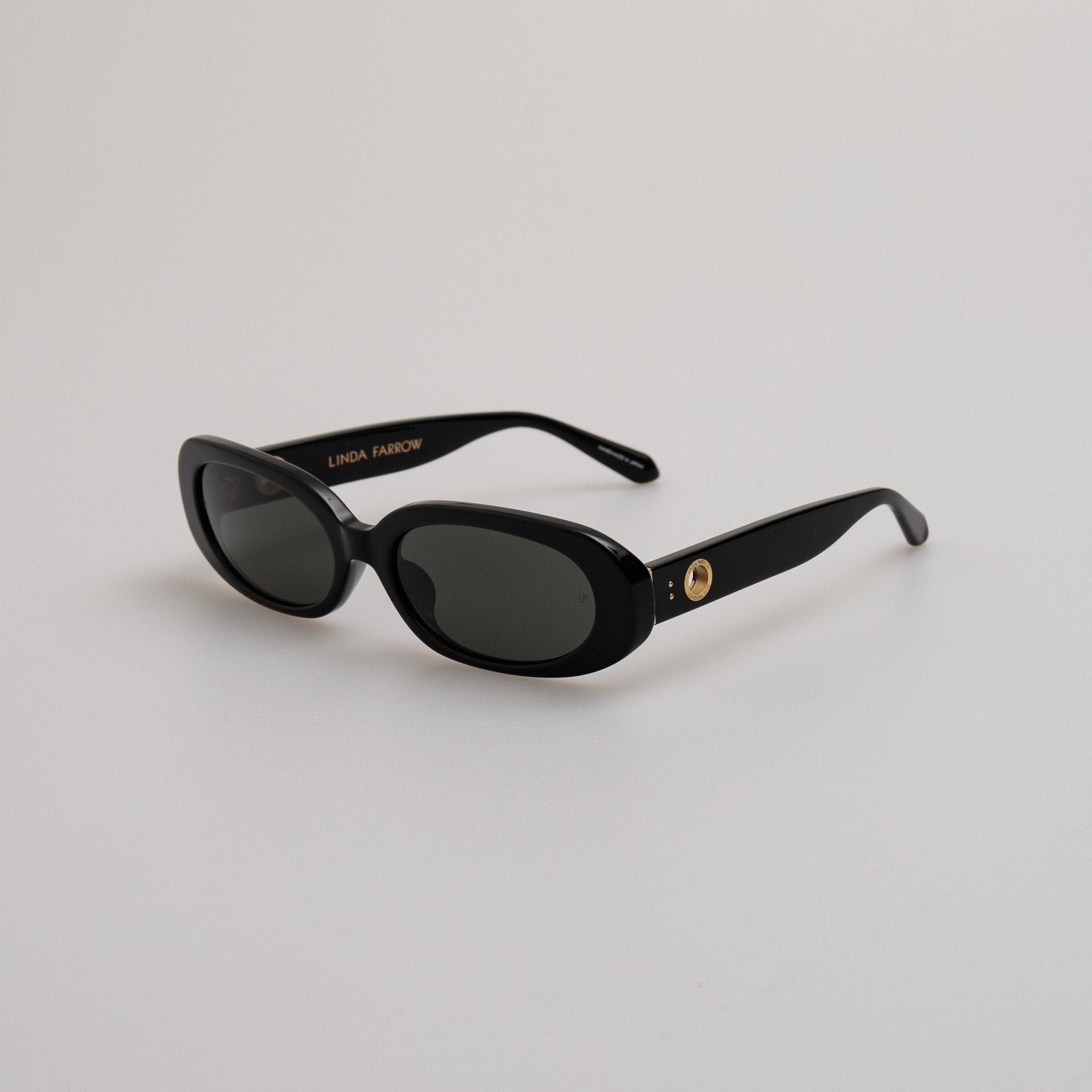 Cara Sunglasses in Black - LINDA FARROW - Sunglasses -