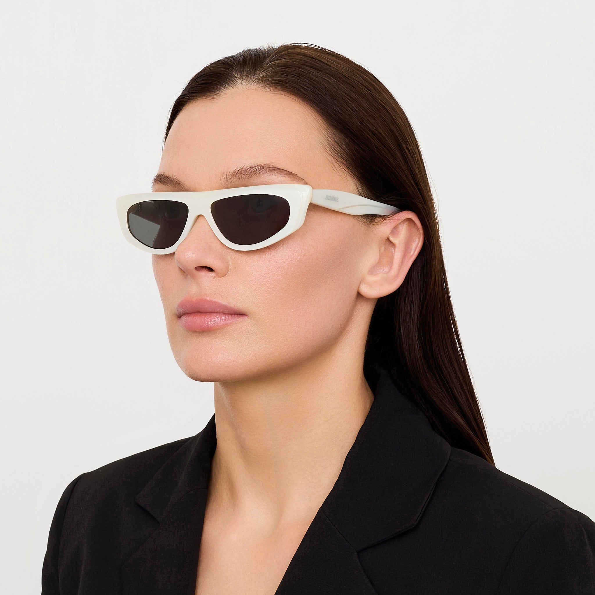 Casco Sunglasses in Metallic Pearl - LINDA FARROW - Sunglasses -