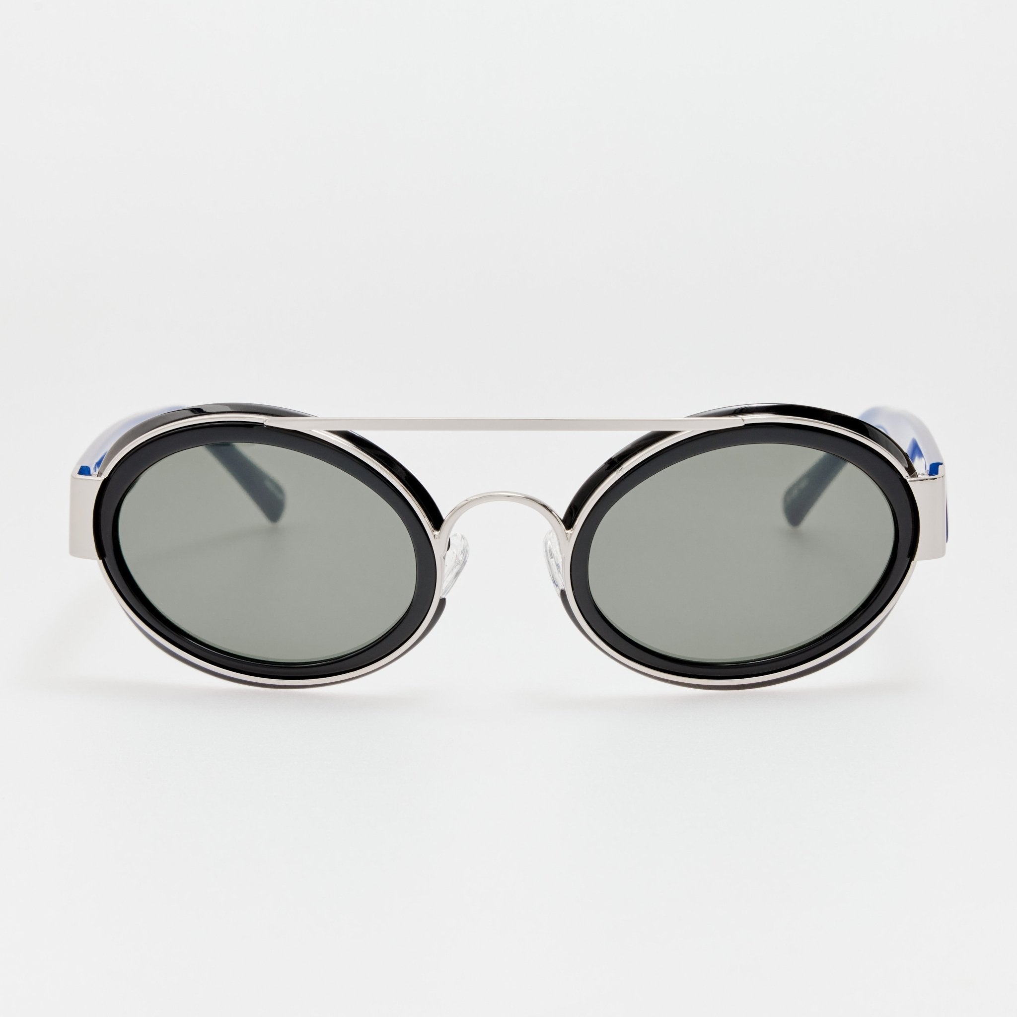 Cat Eye Sunglasses in Black - LINDA FARROW-Sunglasses-