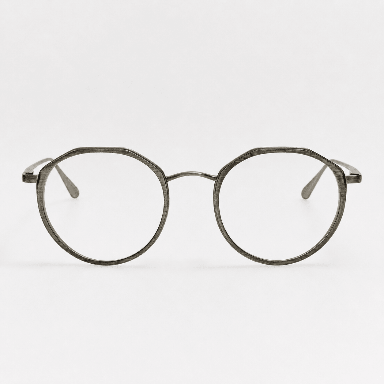 Cesar Optical in Antique Silver - LINDA FARROW - Optical Frame -