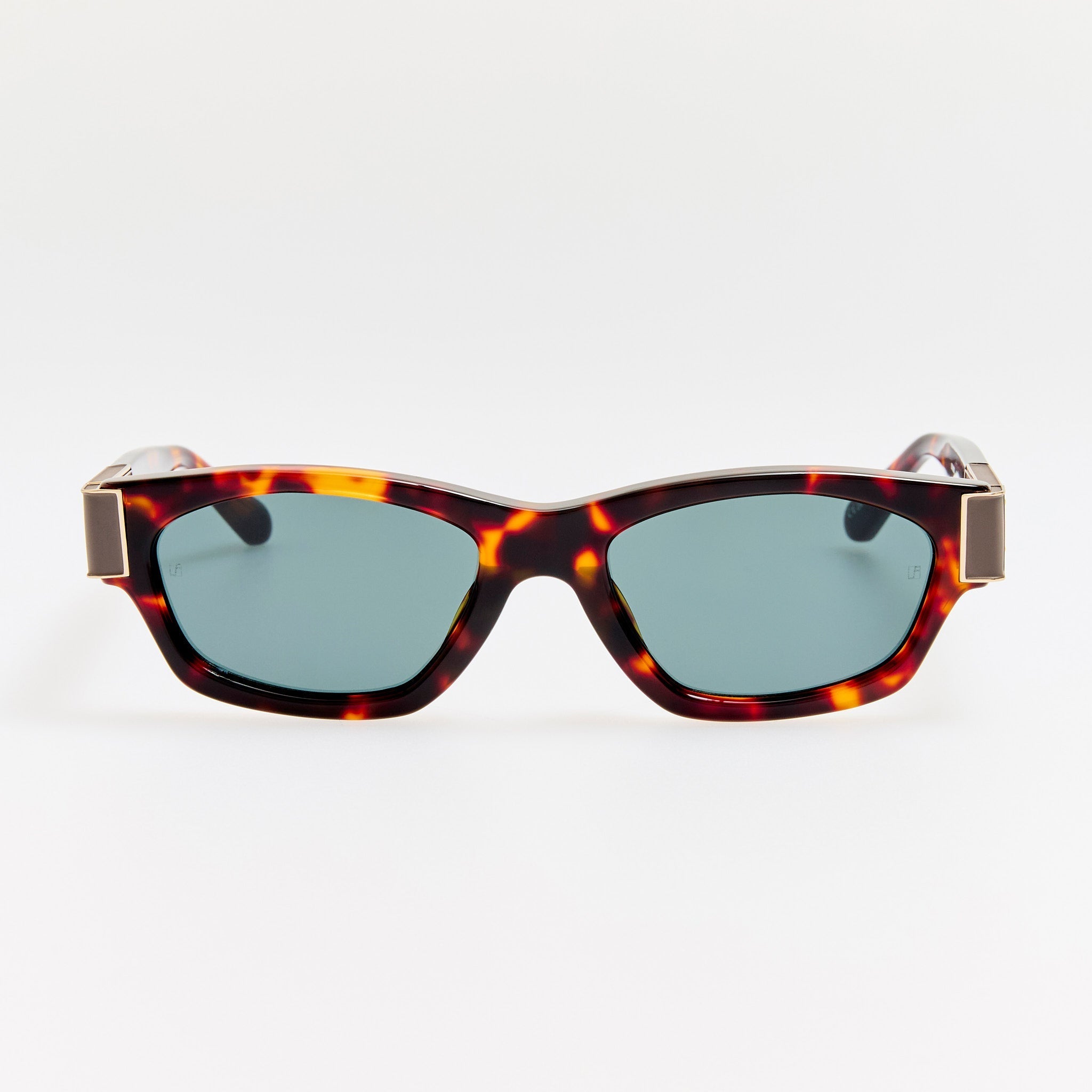 Clara Sunglasses in Dark Tortoiseshell - LINDA FARROW - Sunglasses -