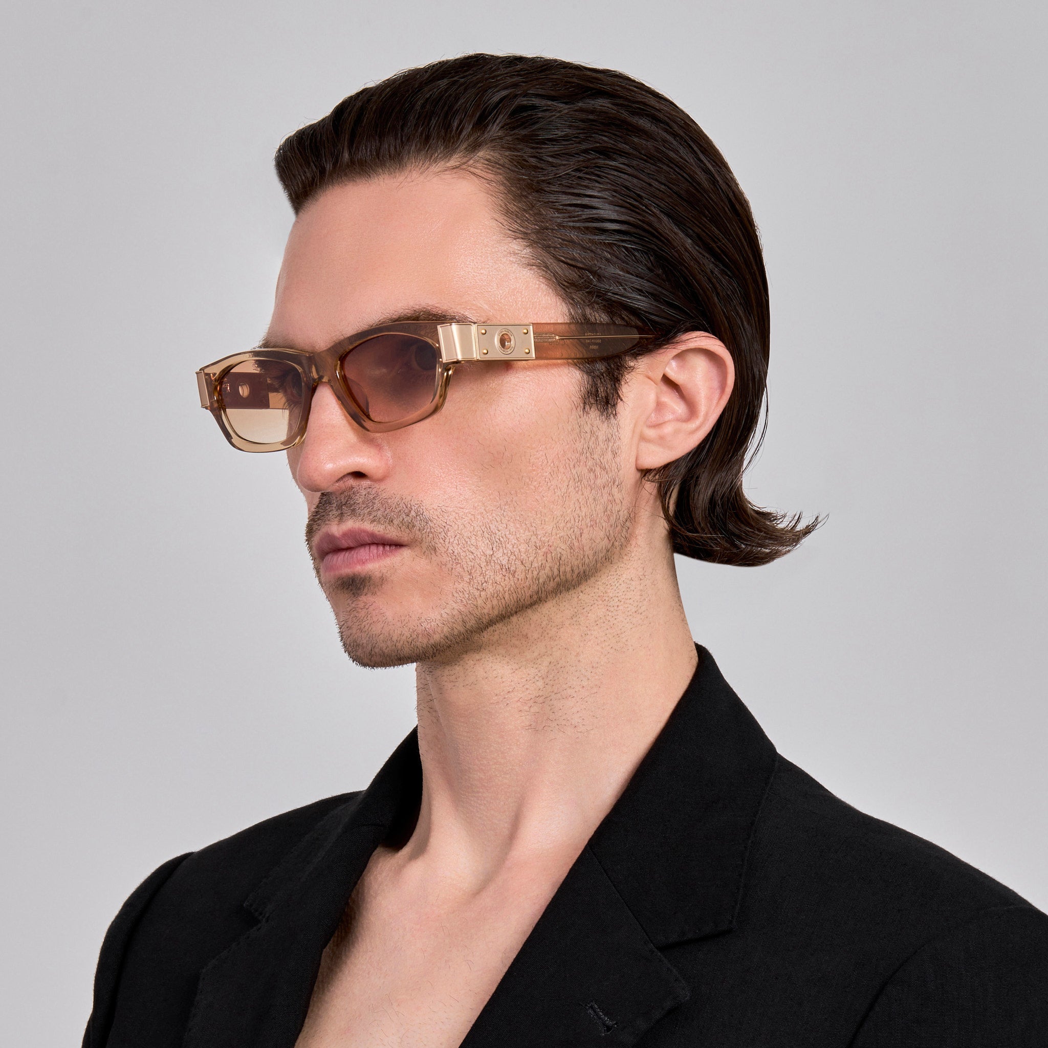 Clara Sunglasses in Honey - LINDA FARROW - Sunglasses -