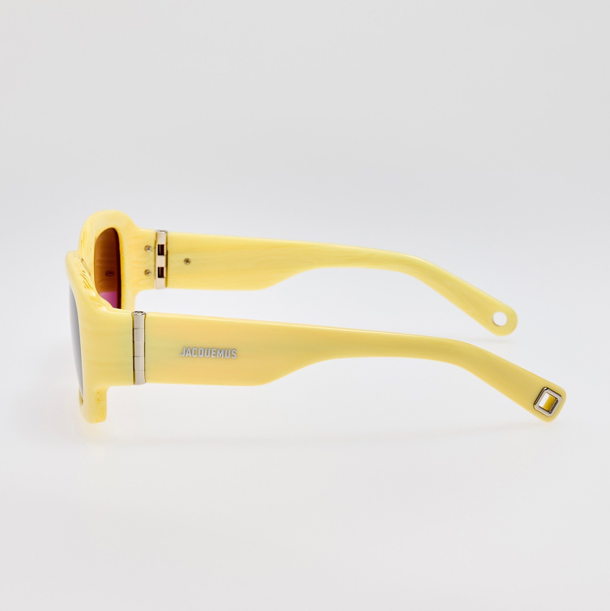 Croisiere Sunglasses in Yellow Stripe - LINDA FARROW - Sunglasses -